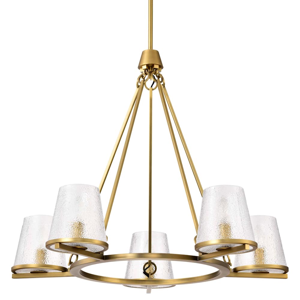 Nuvo Lighting  608258 Valentine 5 Light 30 Inch Wide Ring Chandelier