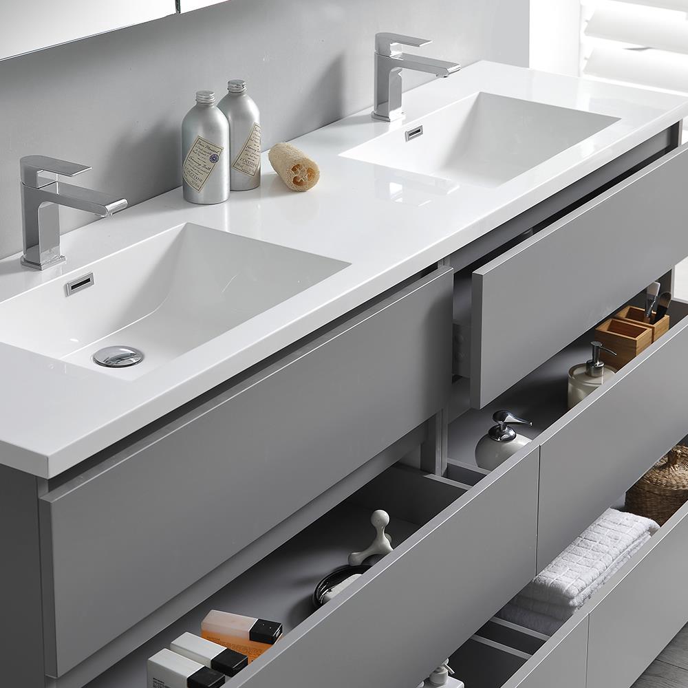 Fresca FCB93-3636GR-D-I Bath-Vanity-Combo - View #9