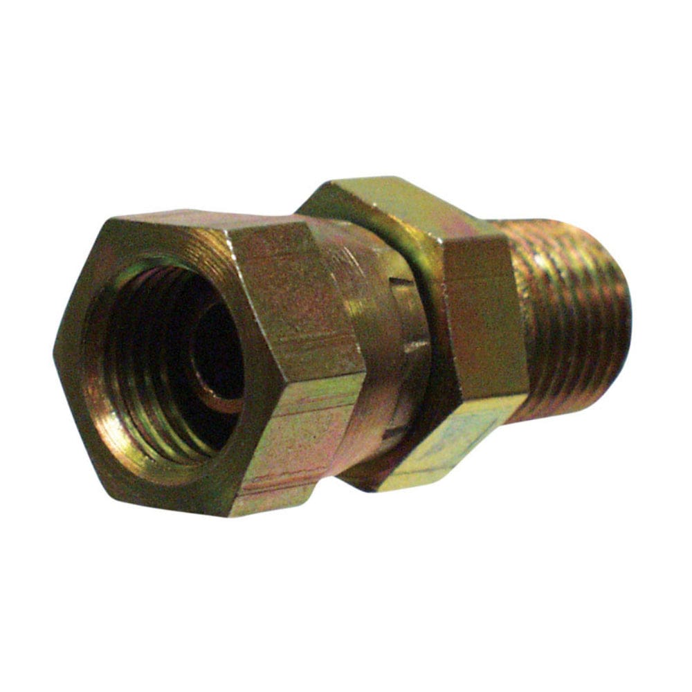 Apache  Steel Hydraulic Adapter 1/2 in MPT x 3/8 in FPT 1 pk