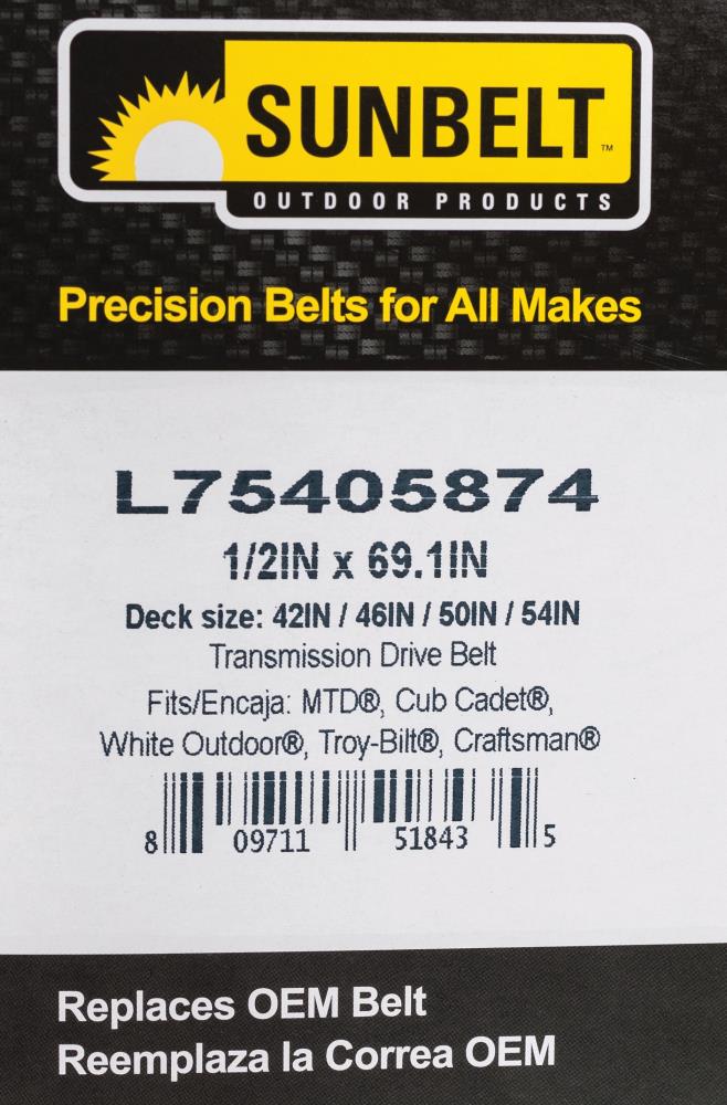 Sunbelt L75405874 Riding-Mower-Belts - View #5