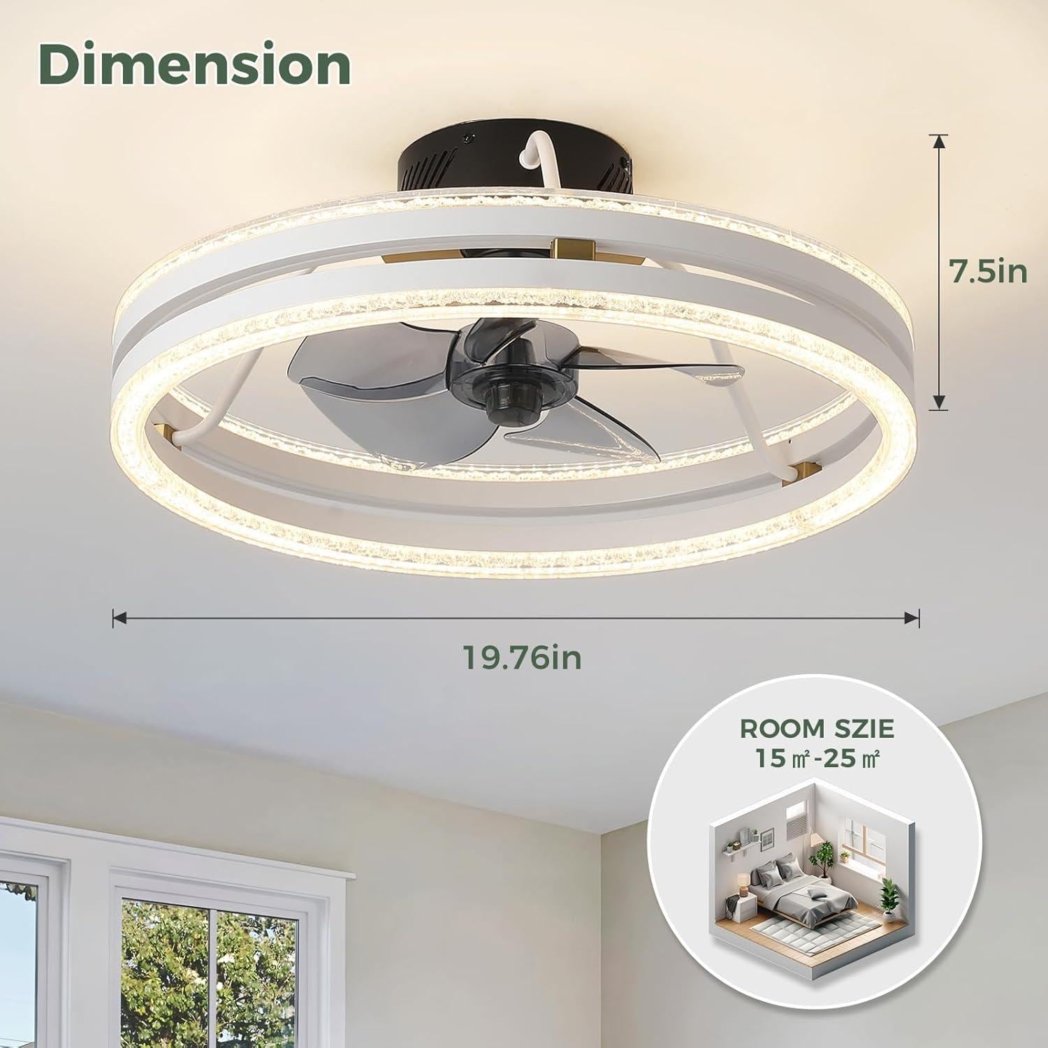 DAYAUM DYM-A98-WH Ceiling-Fans - View #6
