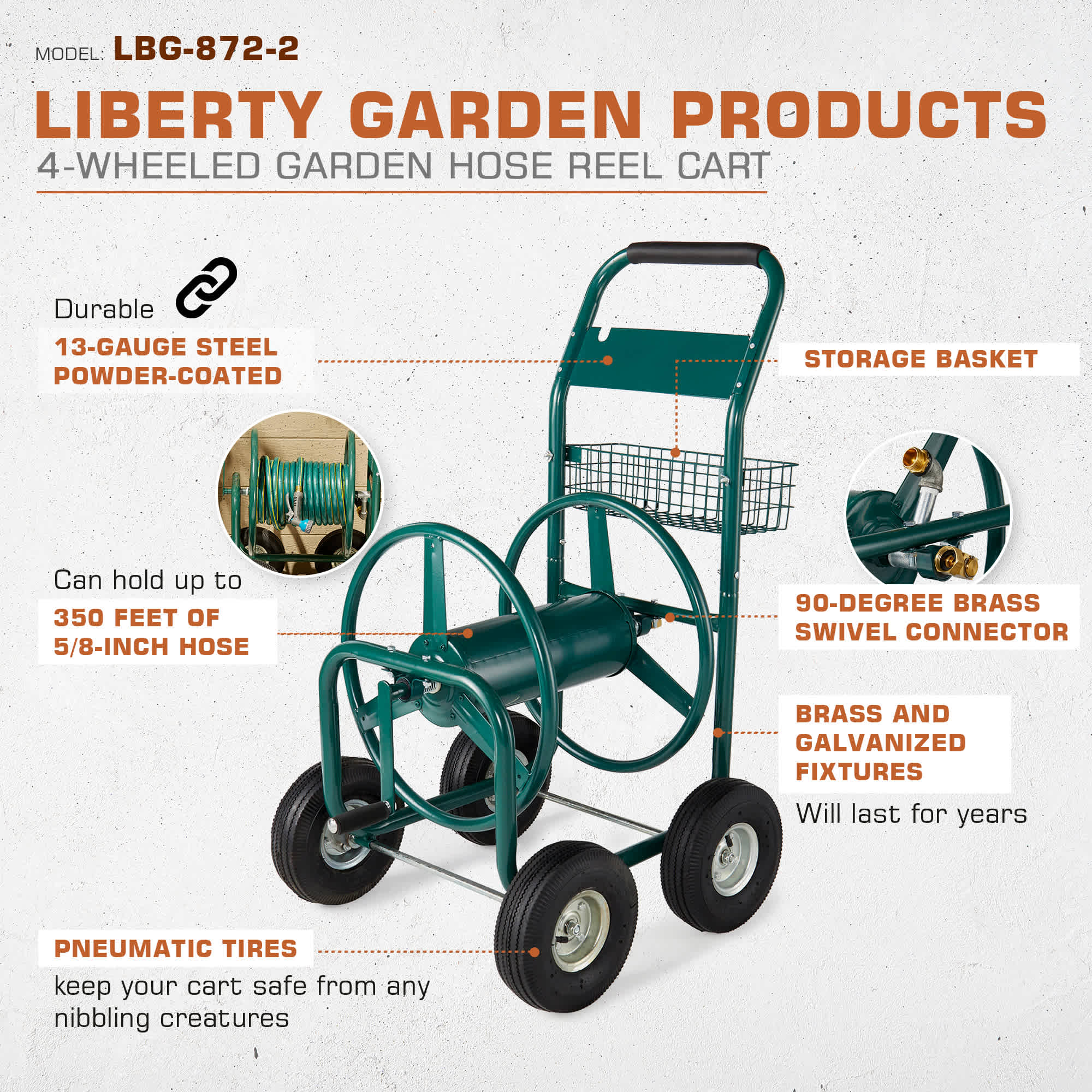 Liberty Garden 101690 Hose-Reels - View #2