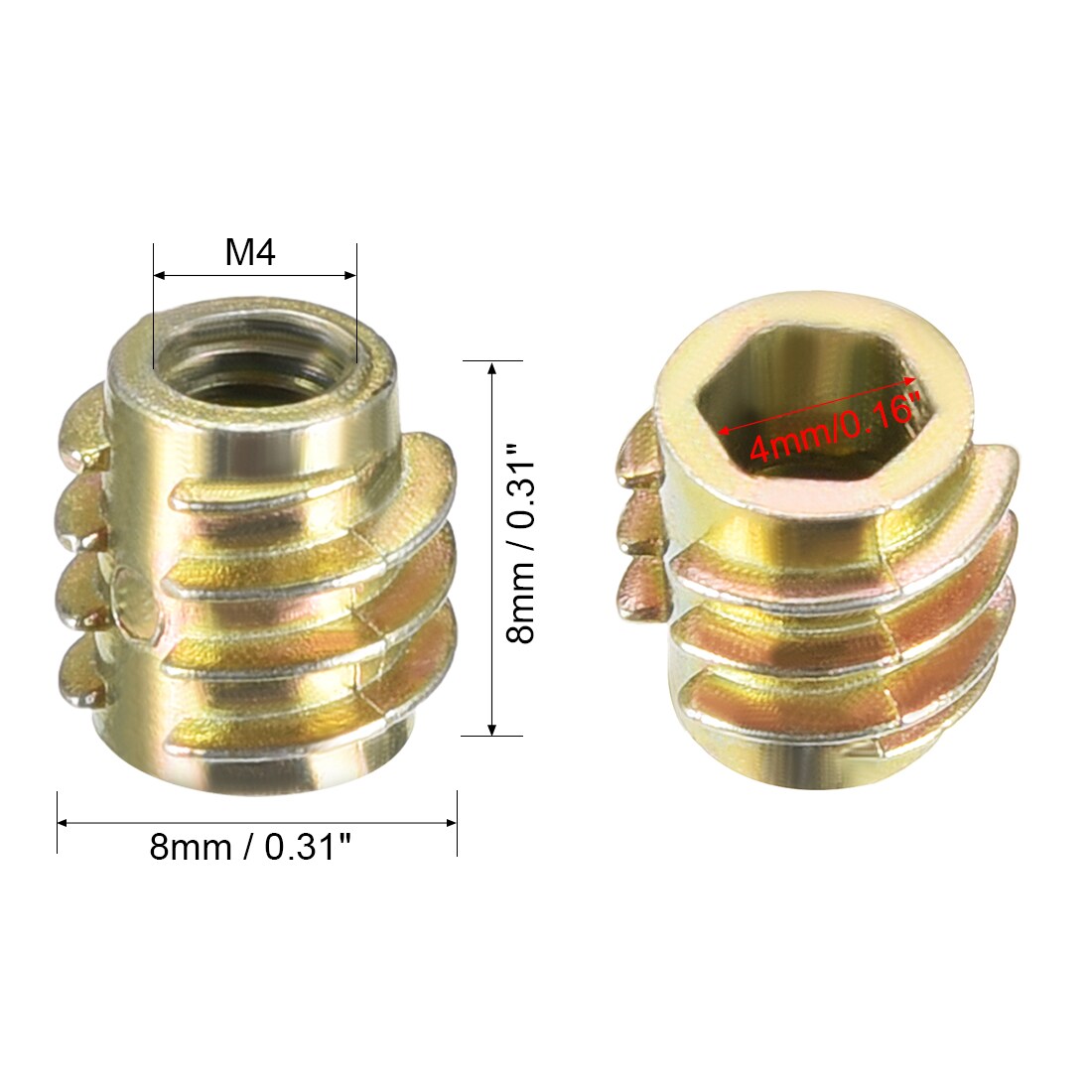 Unique Bargains S26090701UX5468 Metric-Cap-Nuts - View #4