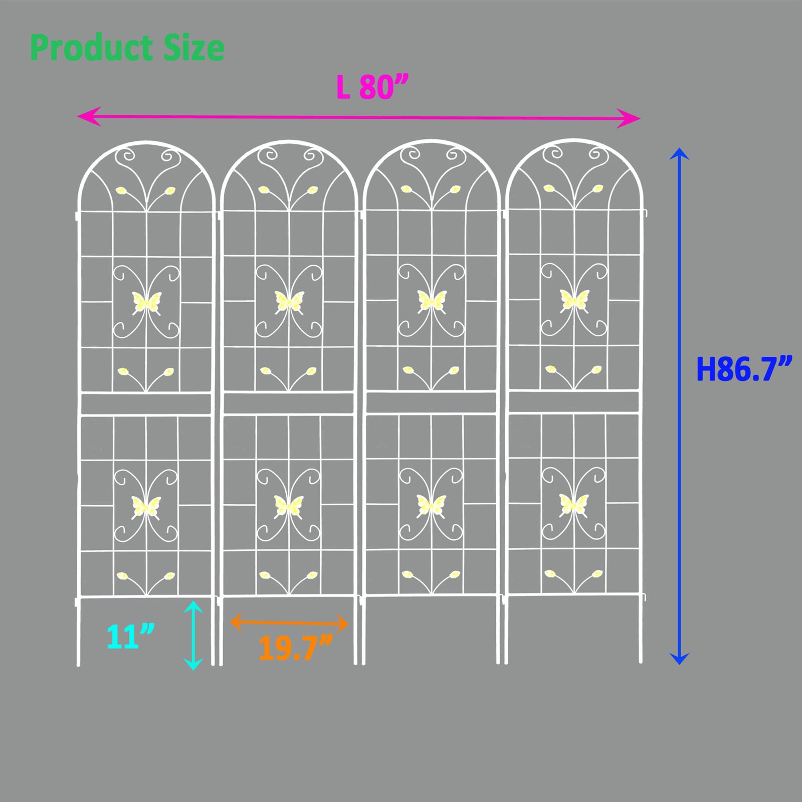 Maocao Hoom JLWP151252 Garden-Trellis - View #4