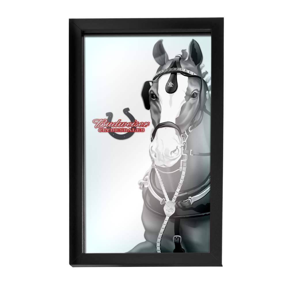 Mirrors 0.75-in W x 15-in H Multiple Framed Wall Mirror | - Trademark Gameroom AB1500-CLY-B