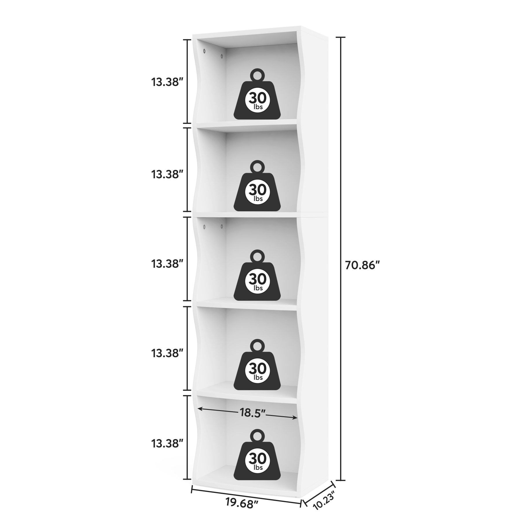 Tribesigns HOGA-J0139 bookcases - View #9