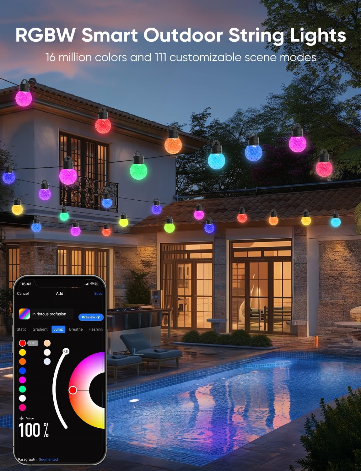APPECK AP762740229317 Patio-String-Lights - View #3