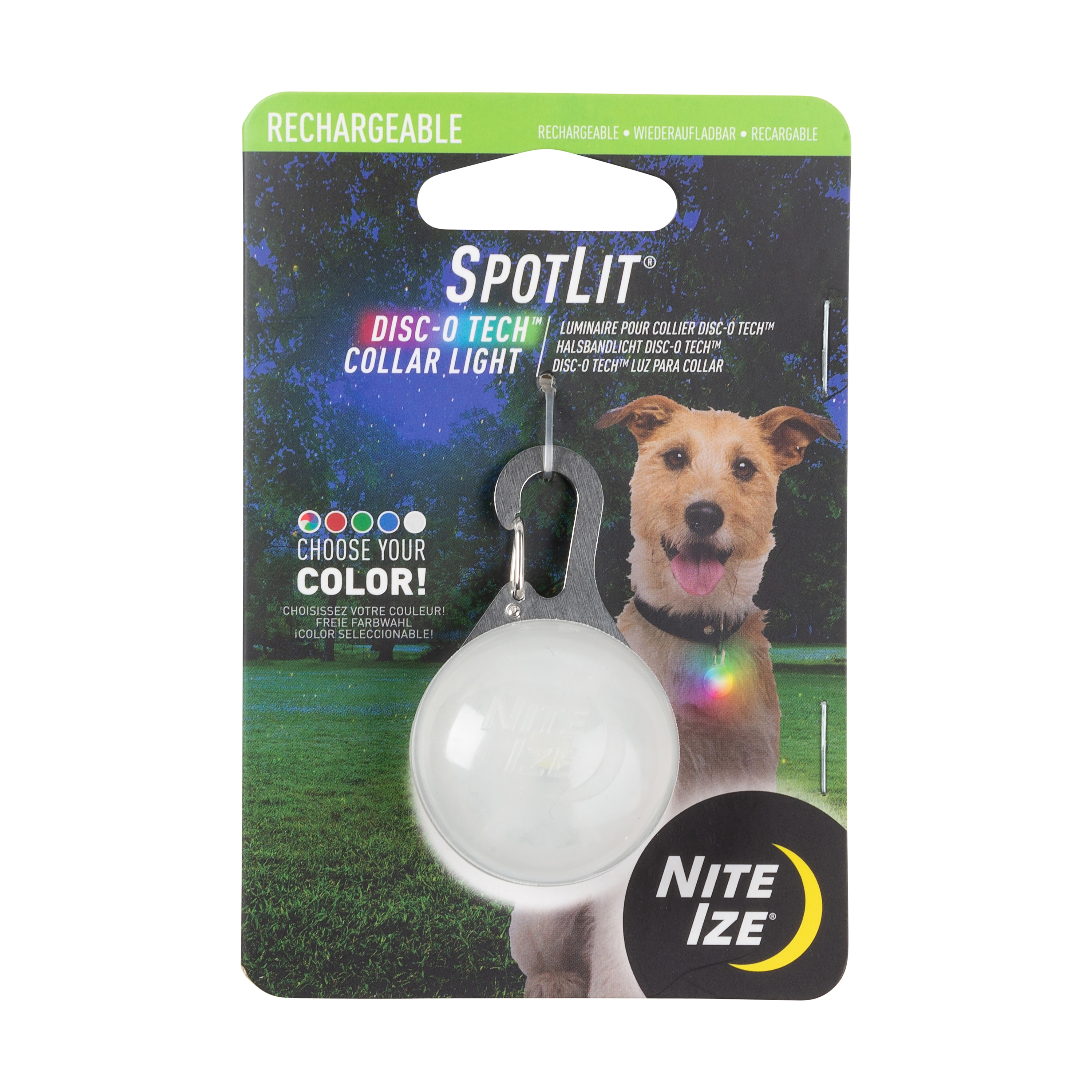 Nite Ize NiteHowl Disc-o Select Dog Collar, Medium in the Pet Collars &  Harnesses department at