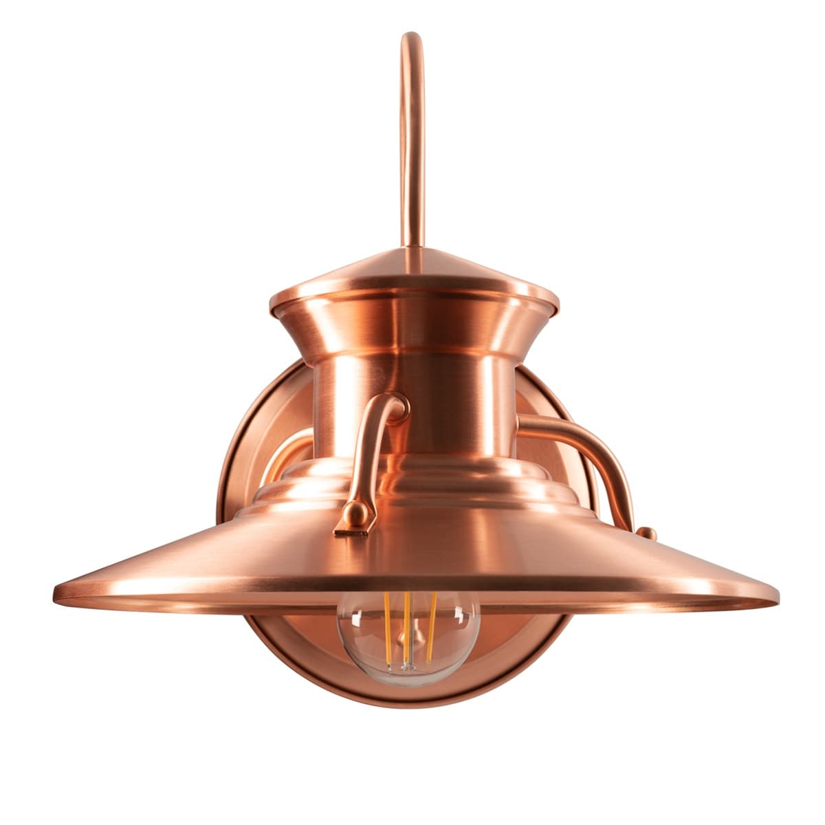 Budapest Copper Dimmable Outdoor Wall Sconce