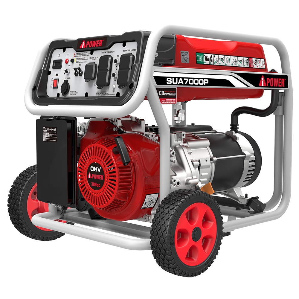 A-iPower High Output 7000/6000-Watt Portable Generator with Digital Hour Meter SUA7000P Sansujyuku sansujyuku.com