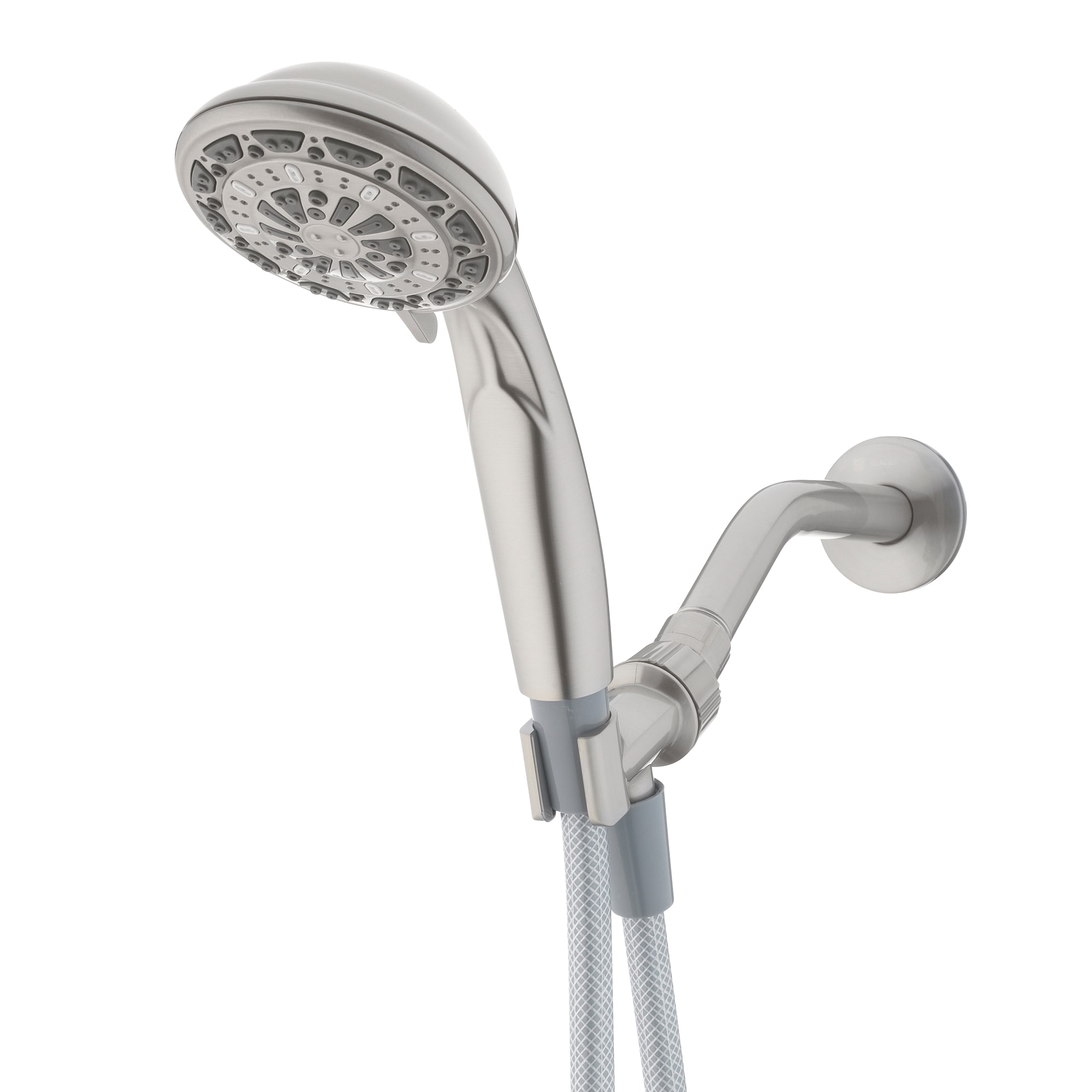 Project Source 3071-01618-PSBN 6.0 -Settings Brushed Nickel 4.5-in Round Handheld Shower Head 1.8 GPM
