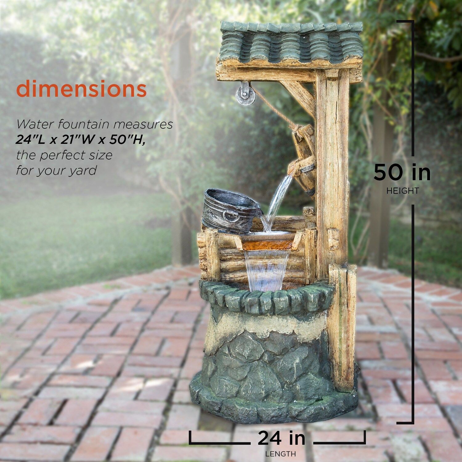 Alpine Corporation TZL128 fountains - View #3