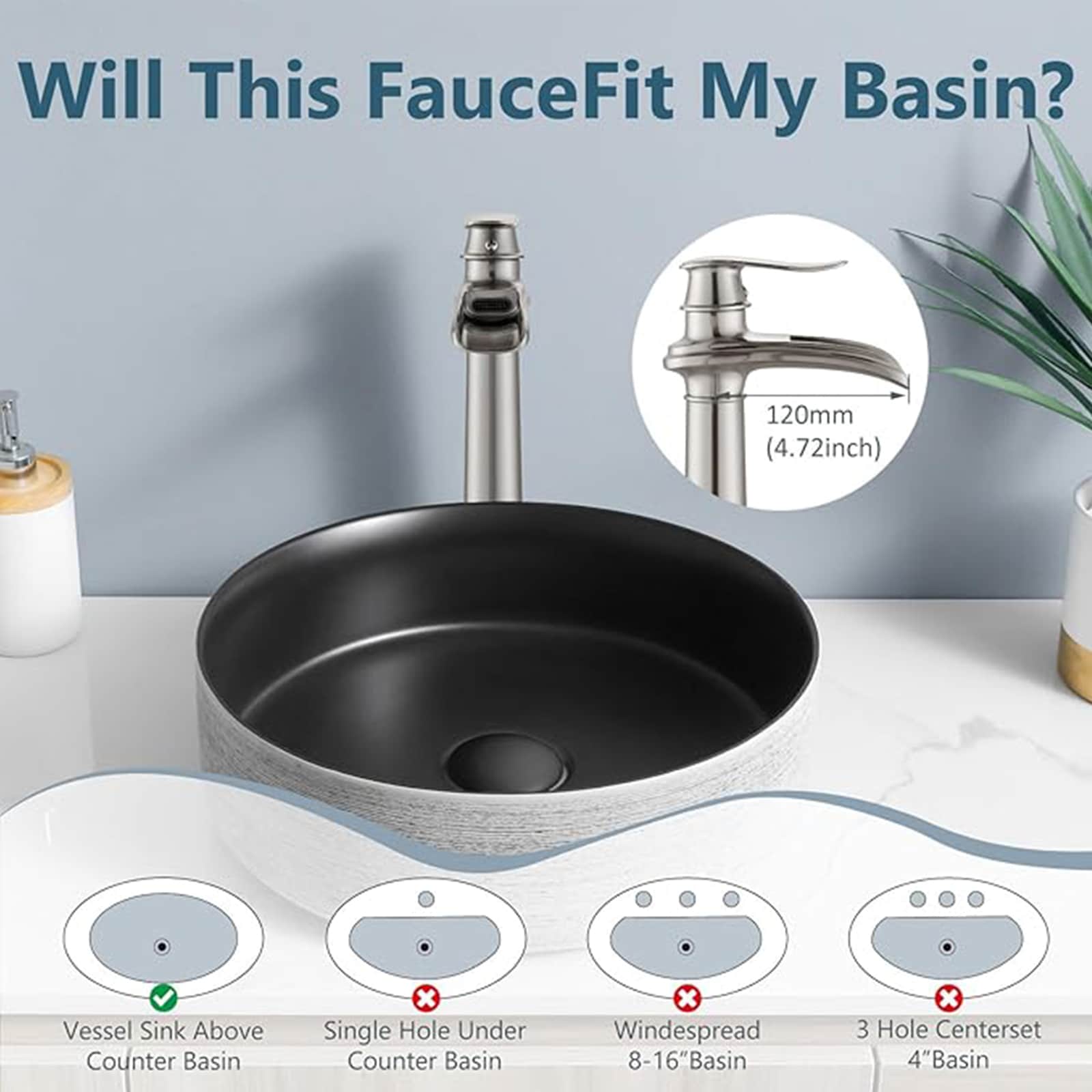 BYH VH-1007-BN Lavatory-Faucets - View #5