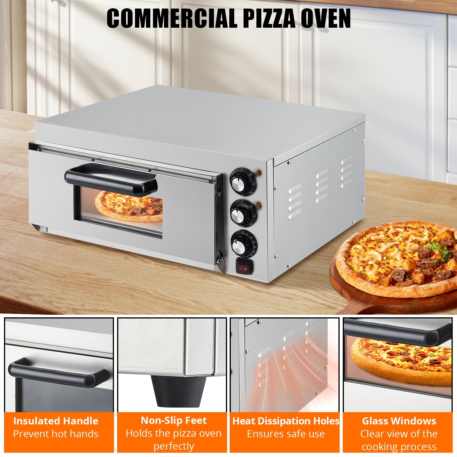 Garvee 09GXFCHBNL-HXYY-822 Outdoor-Pizza-Ovens - View #7