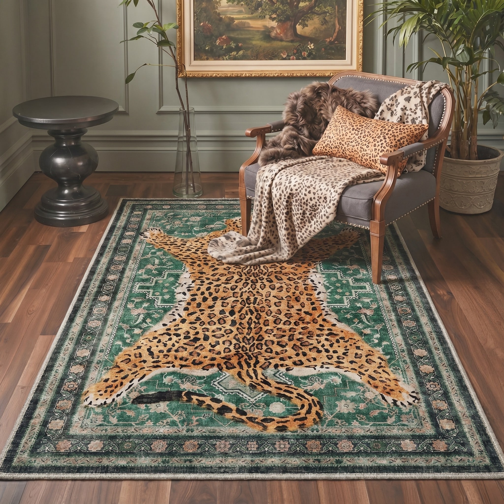 BAVNI ARN024-O1GREEN-2X7 rugs - View #4
