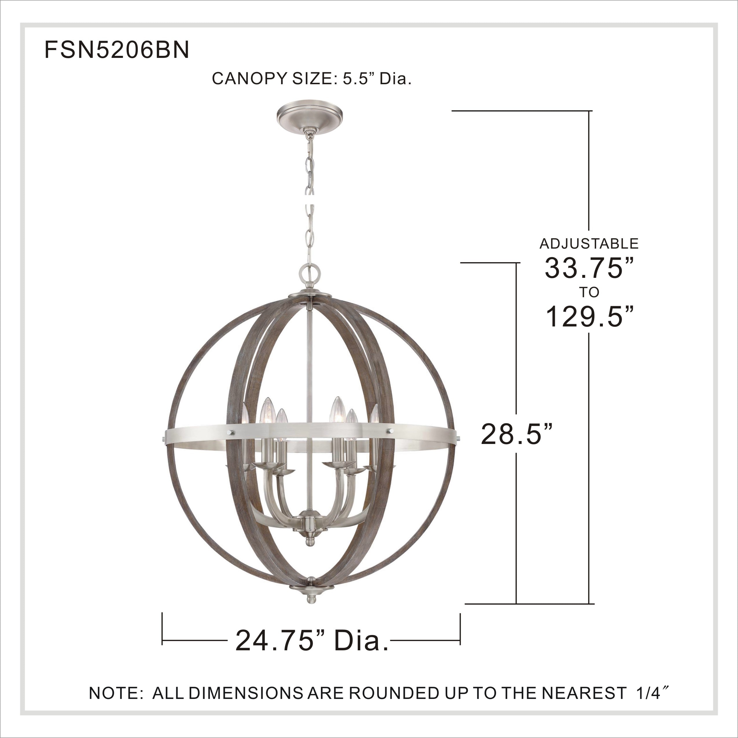 Quoizel FSN5206BN Pendant-Lights - View #6