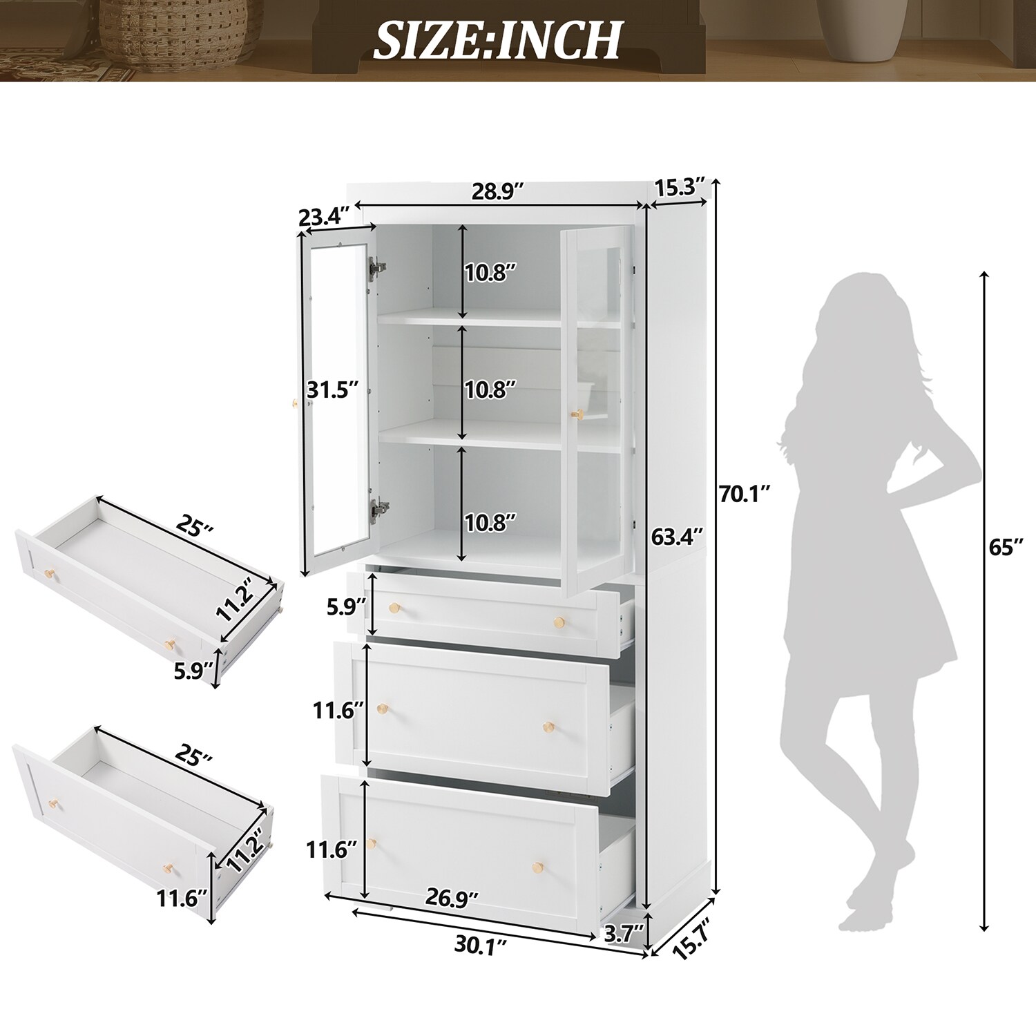 GZMR GZ-US2404V Utility-Storage-Cabinets - View #9