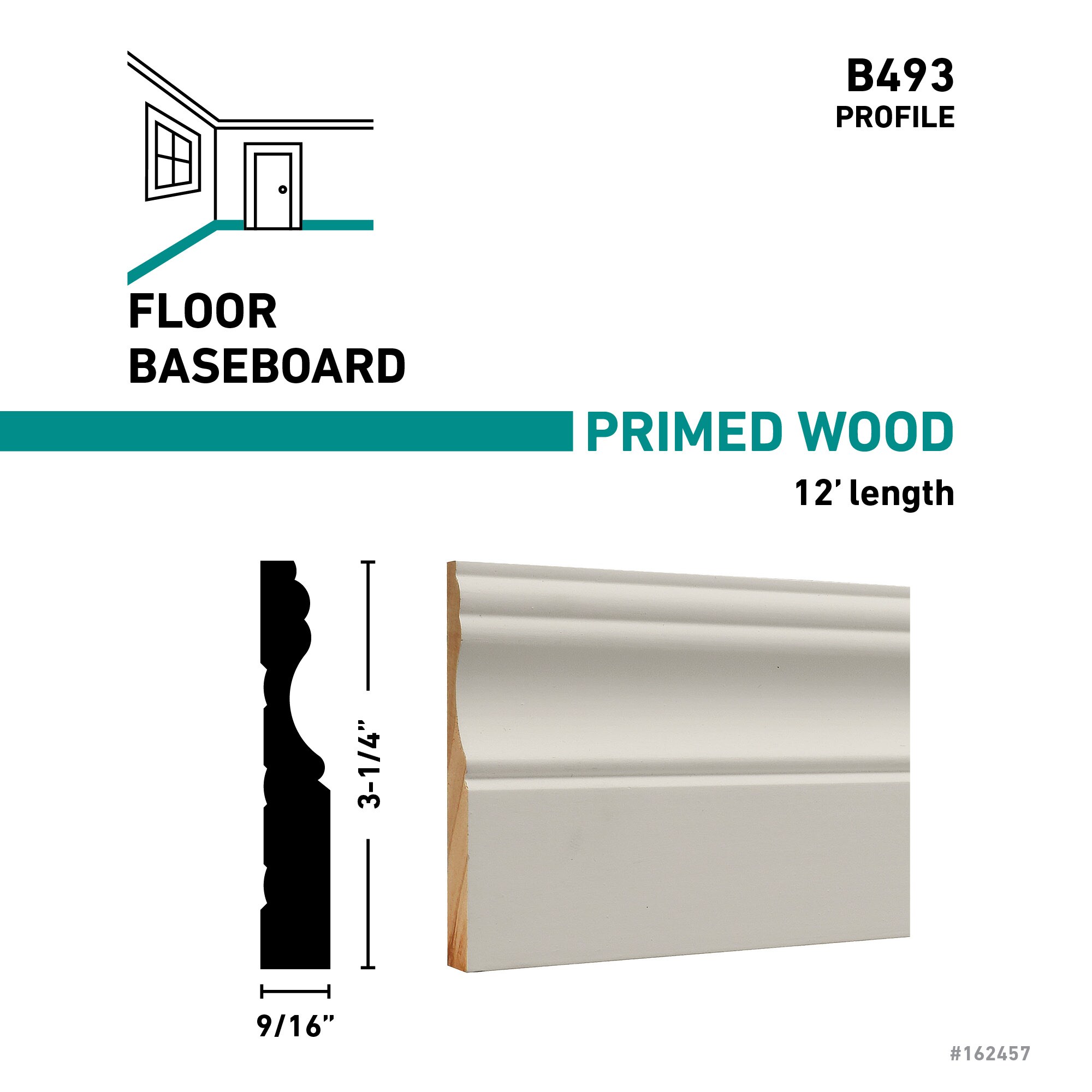 RELIABILT 493-PFJ12 Baseboard-Moulding - View #2