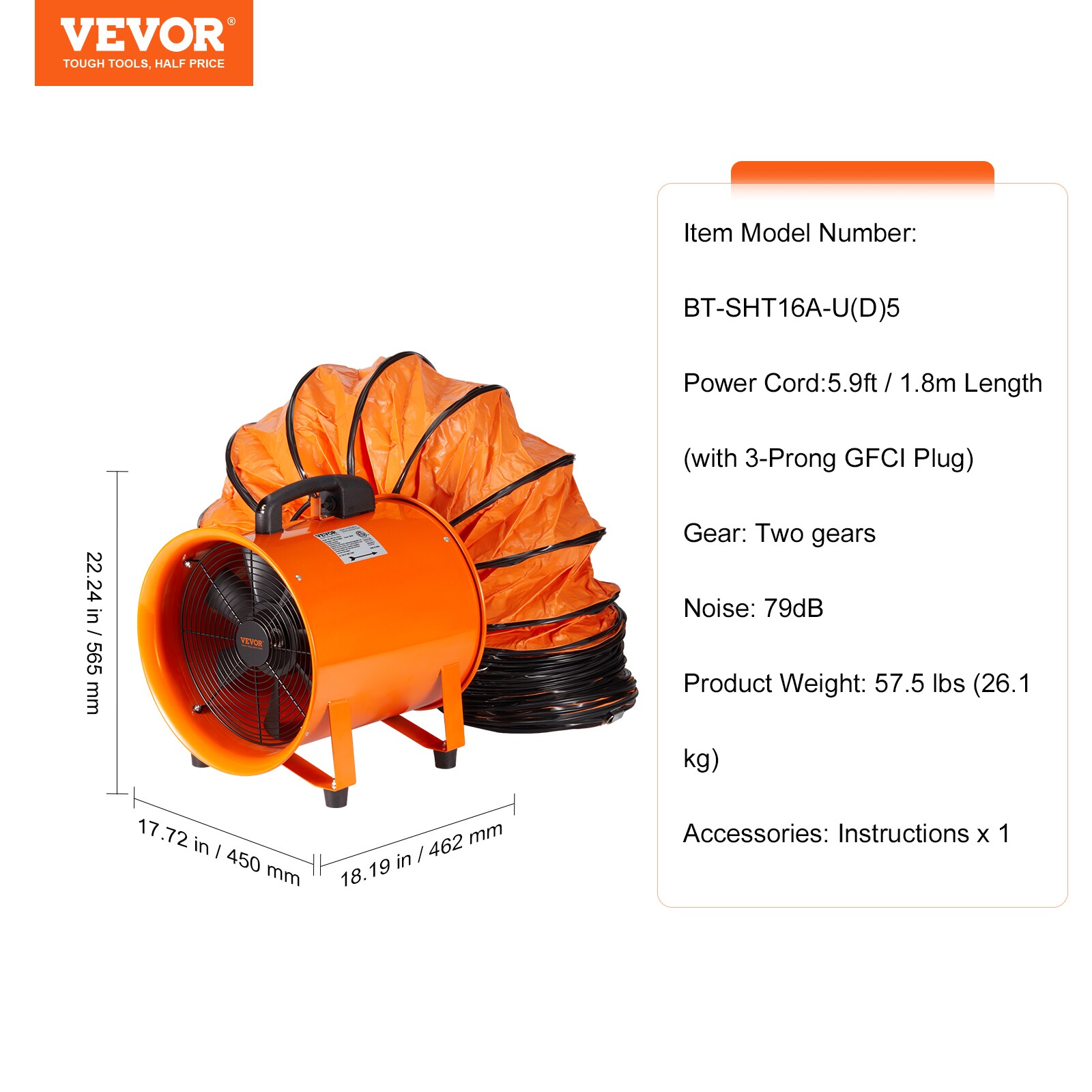 VEVOR SSGS550W516ING7MPV1  - View #8