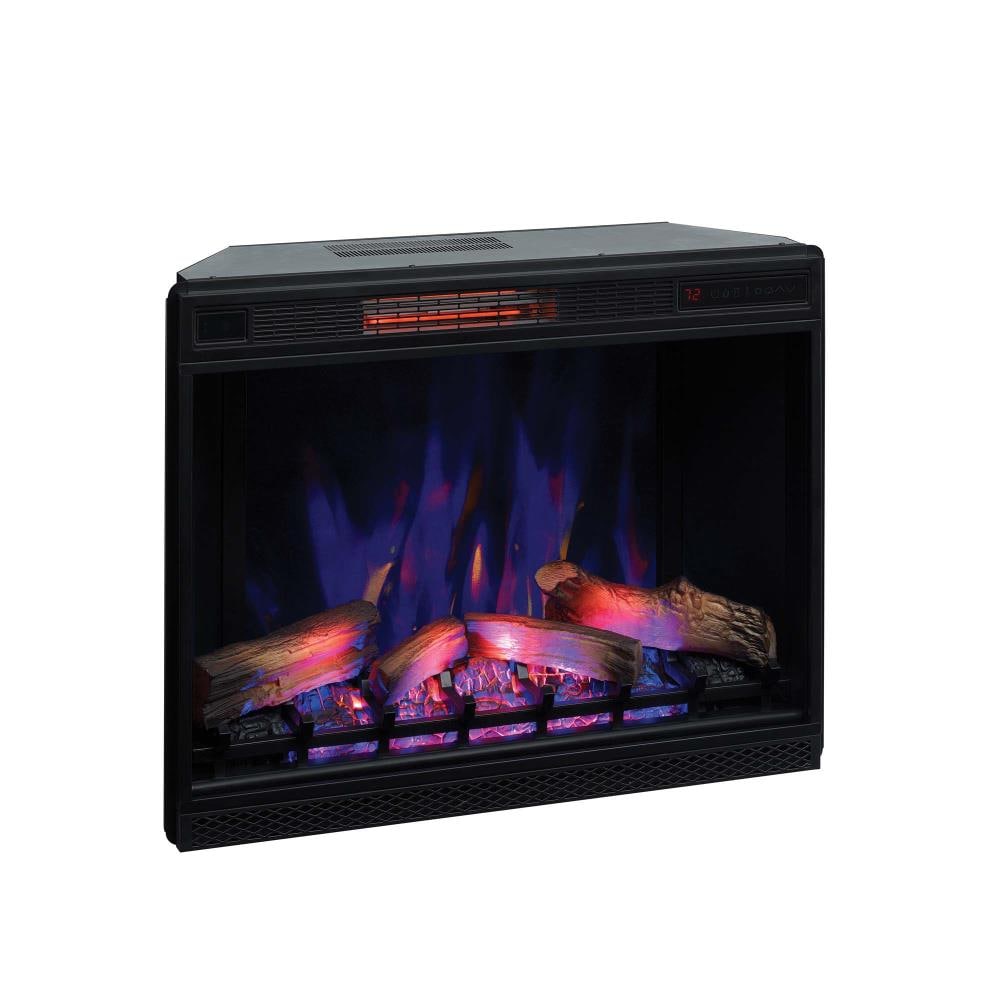 ClassicFlame 34.1-in Black Electric Fireplace Insert 33II042FGL at ...