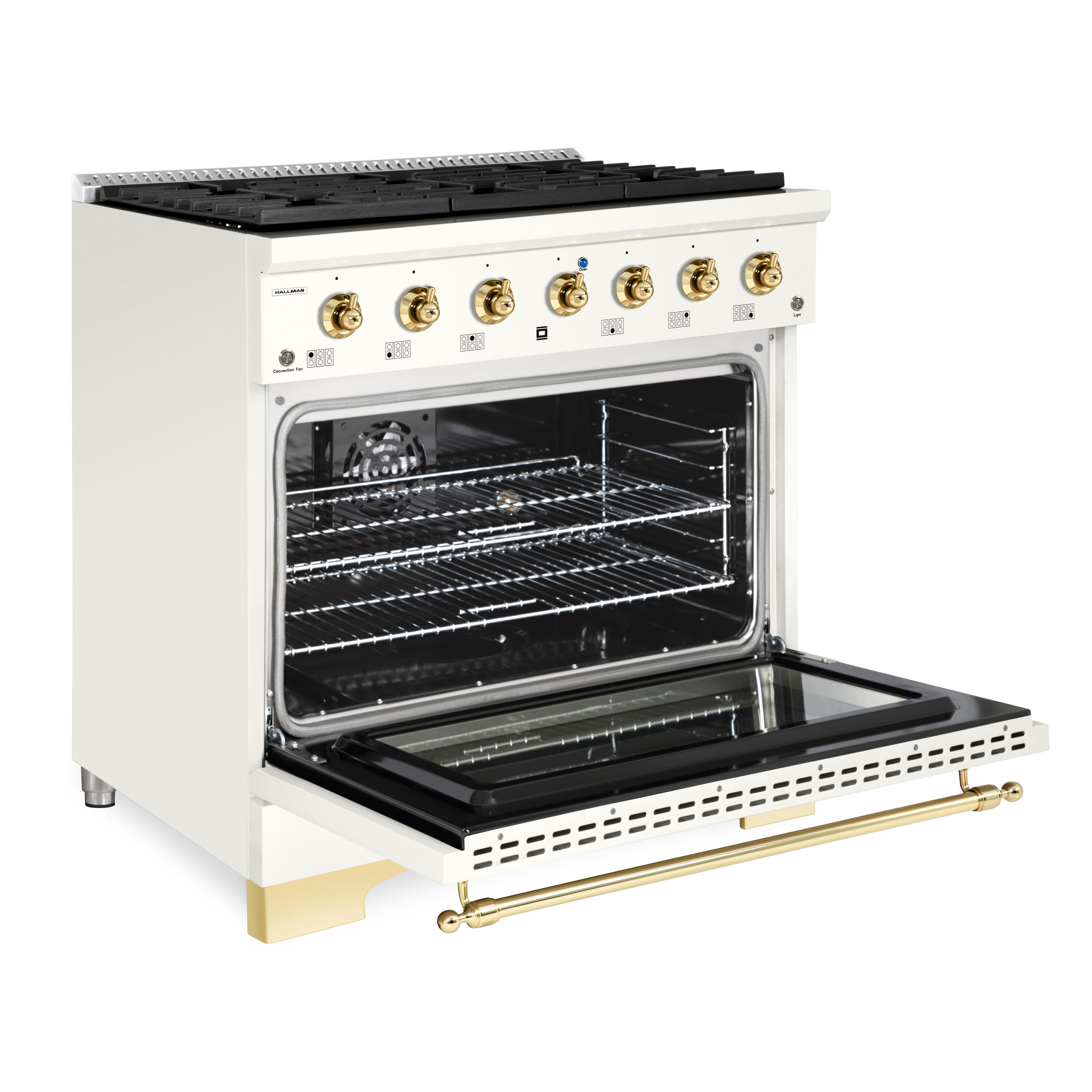 Hallman HCLRG36BSAW Freestanding-Gas-Ranges - View #5