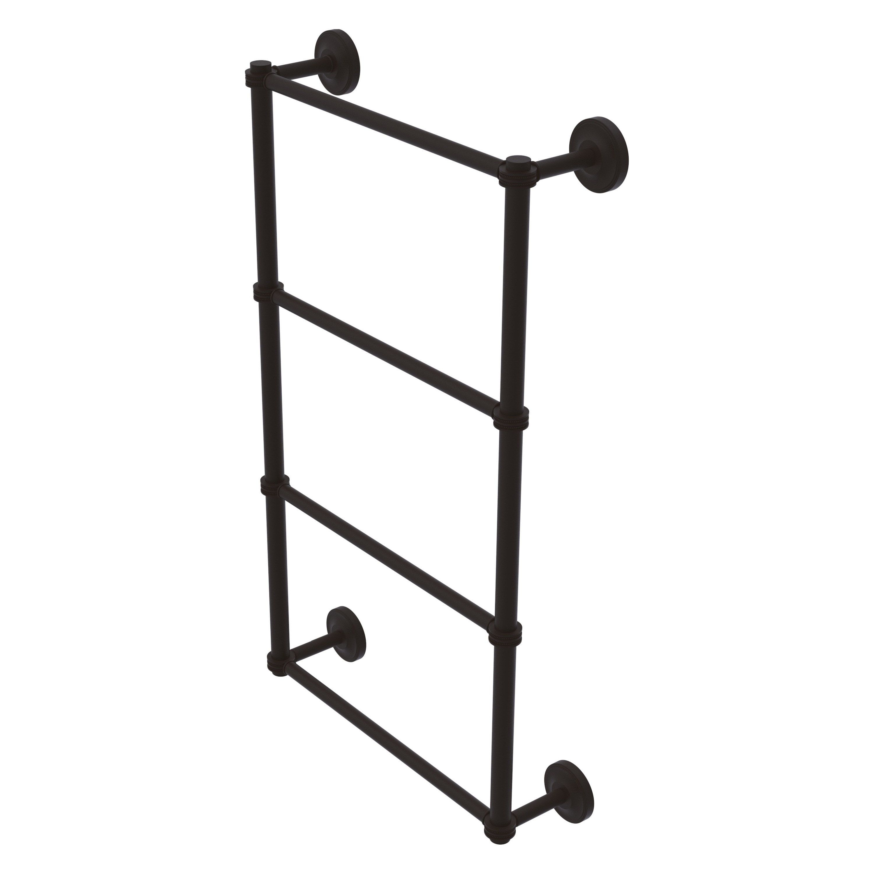 Allied Brass PR-28D-36-ORB Prestige Regal 36-in double Oil-rubbed bronze Wall mount 4-tier Towel Bar