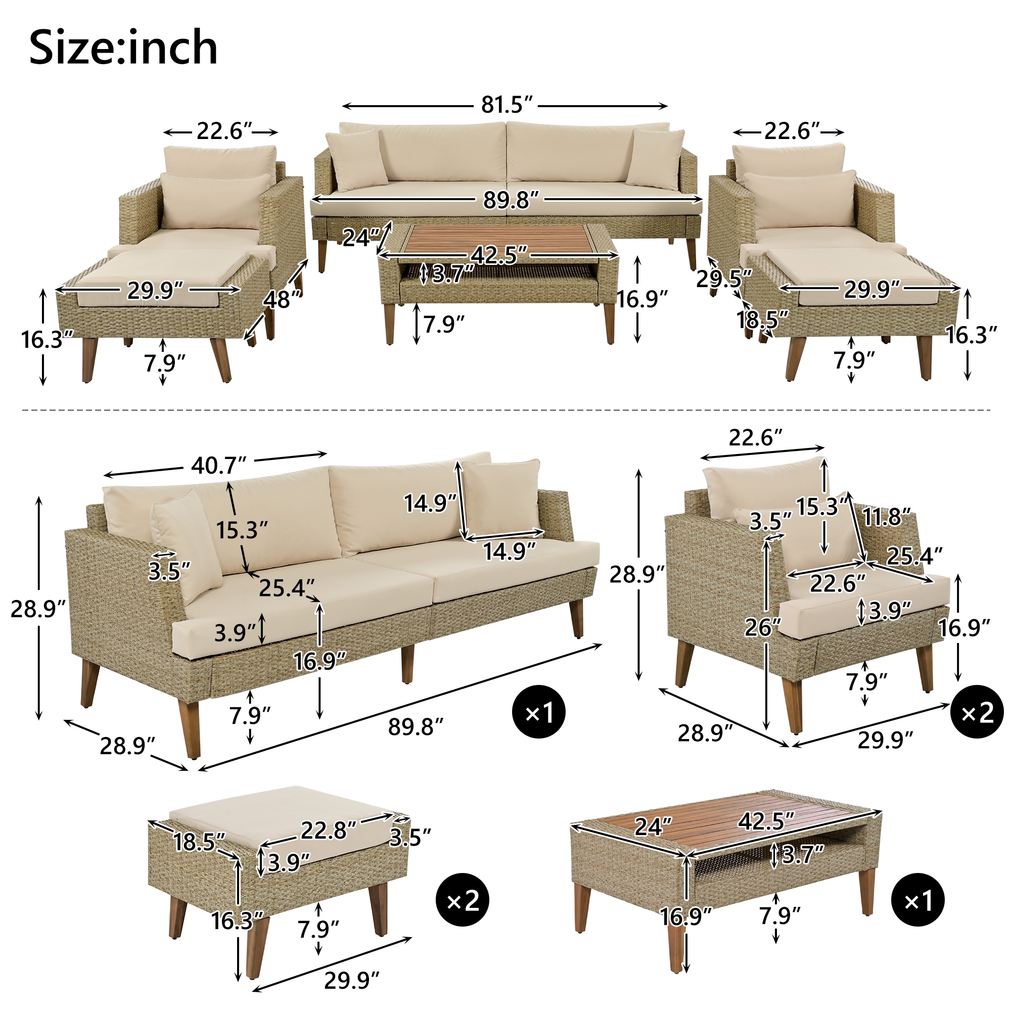 ModernLuxe L-FG201219AAD Patio-Conversation-Sets - View #6