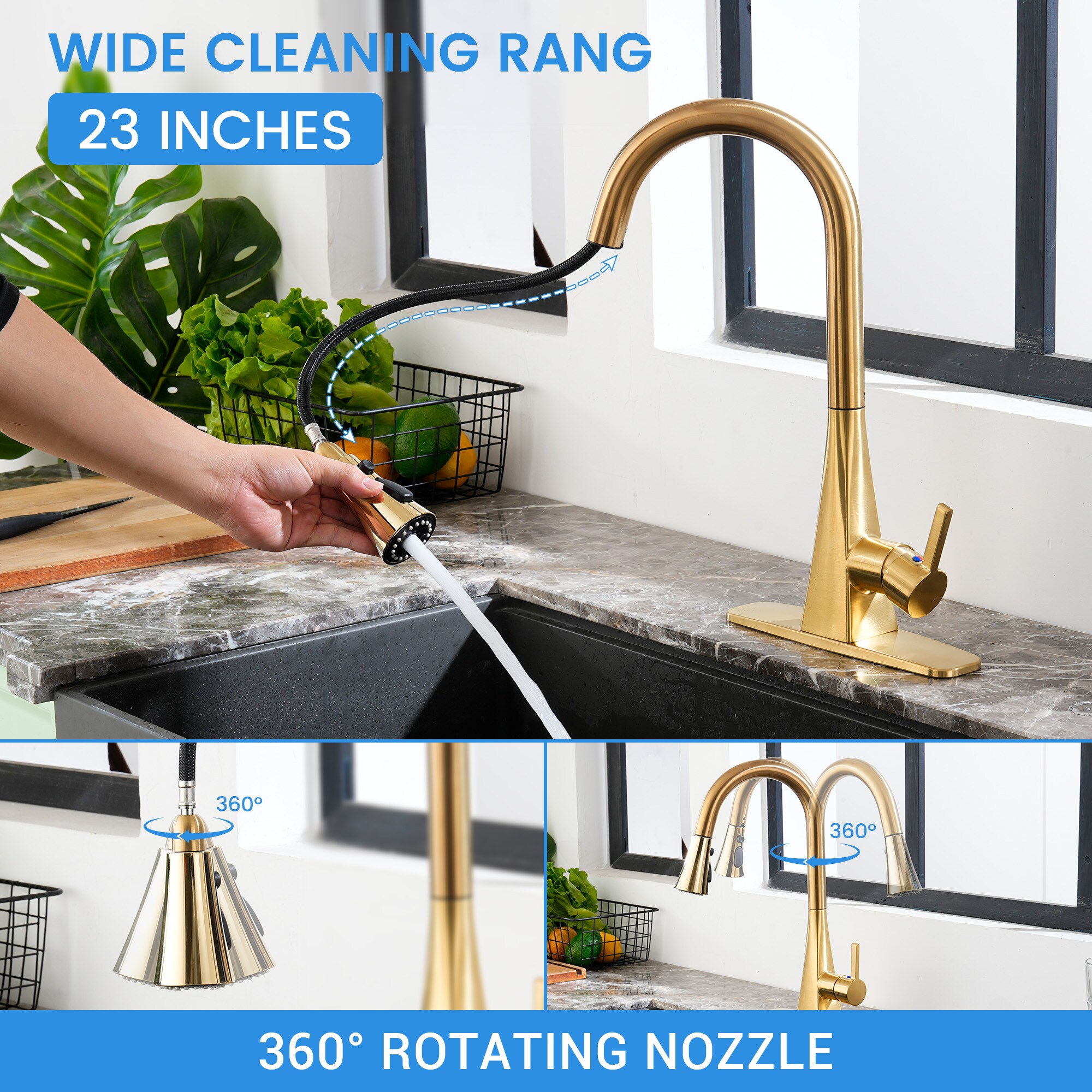 Mondawe OR-30924-CLO Kitchen-Faucets - View #6