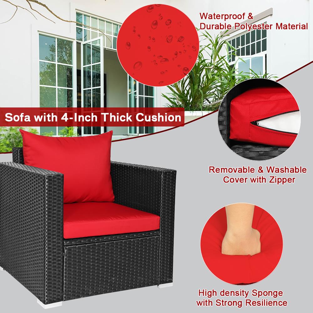 Costway HW65410RE+ Patio-Sofas-Daybeds - View #8