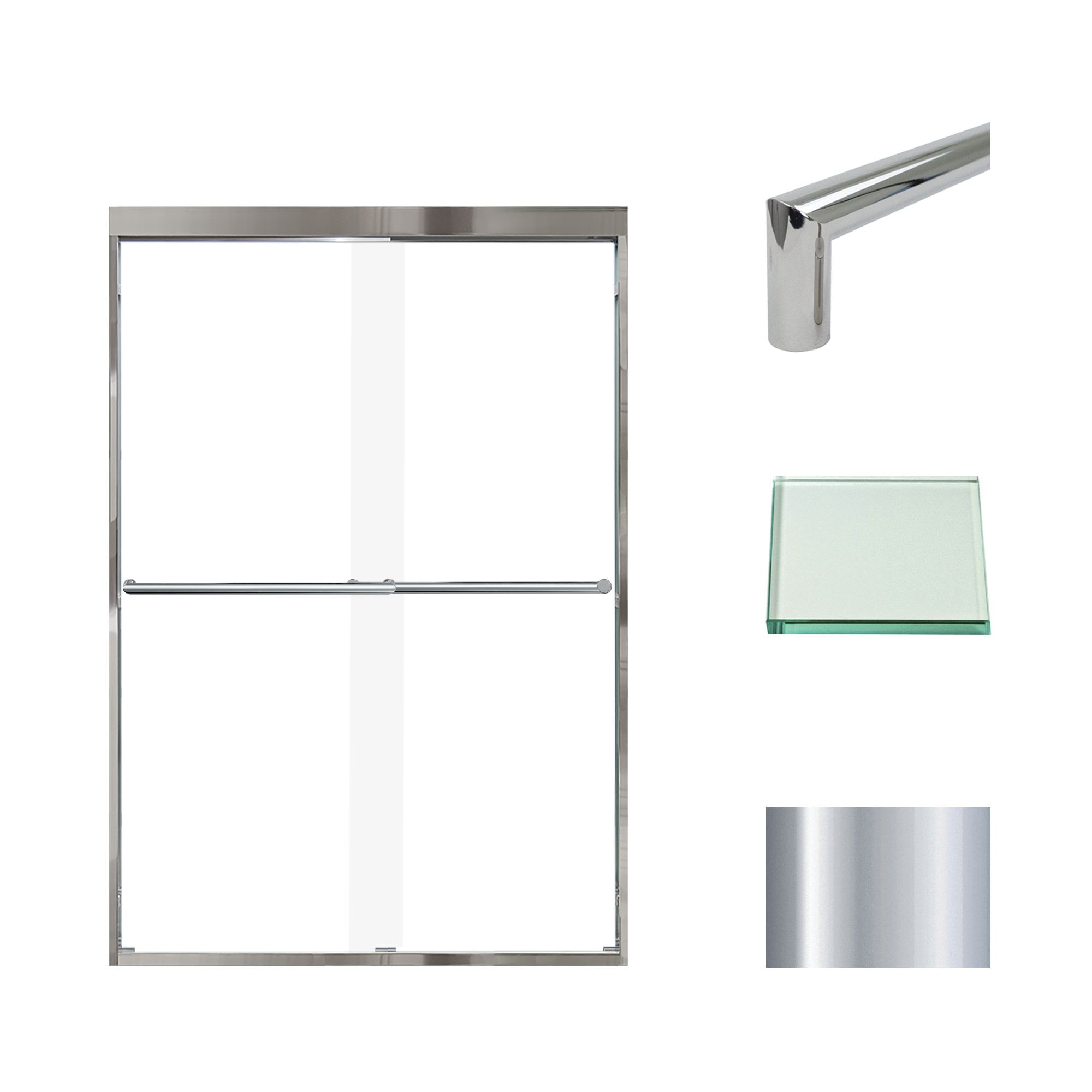 Transolid FBPT487008C-T-PC Shower-Doors - View #2