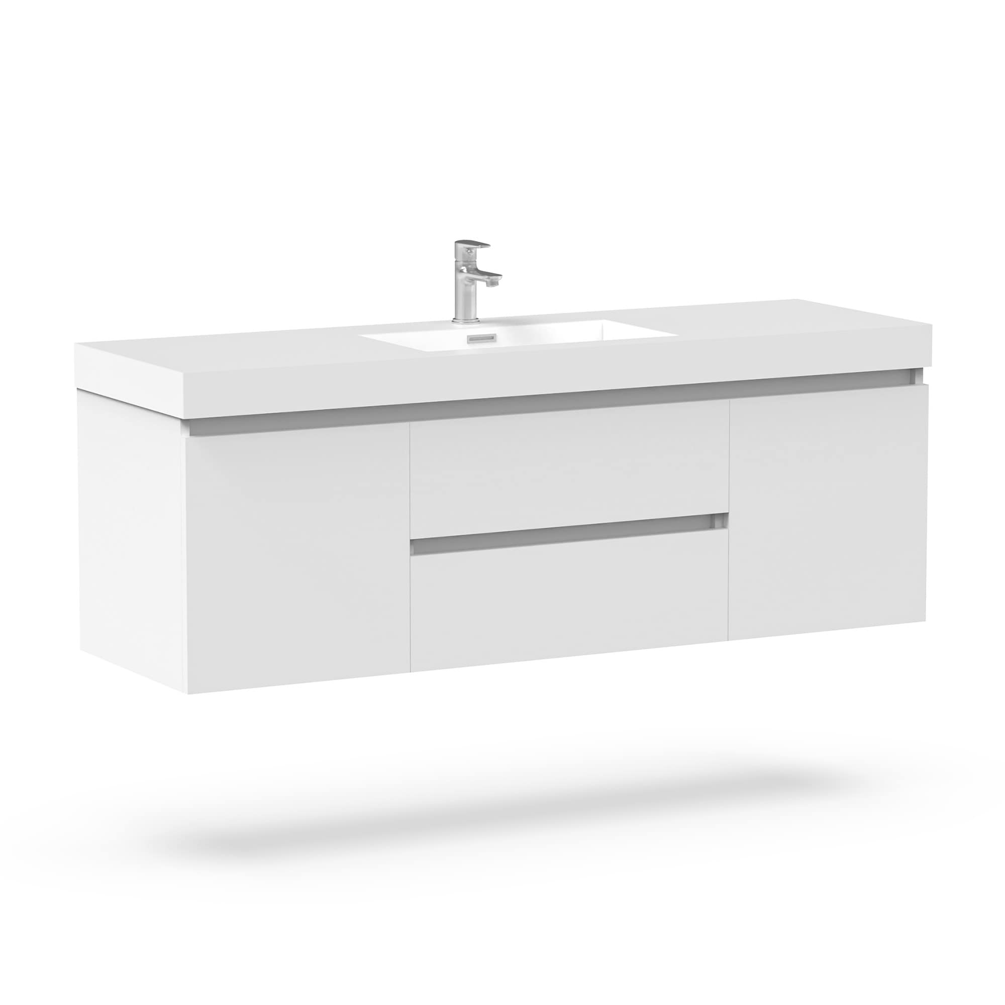 Vanity Art VA6060W-P Bath-Vanity-Combo - View #6
