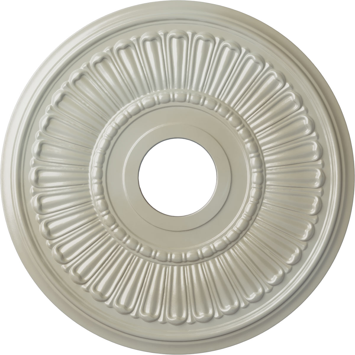 Ekena Millwork CM16MLFBS Melonie 16-in W x 16-in L Painted Flash Blue Polyurethane Whole Ceiling Medallion