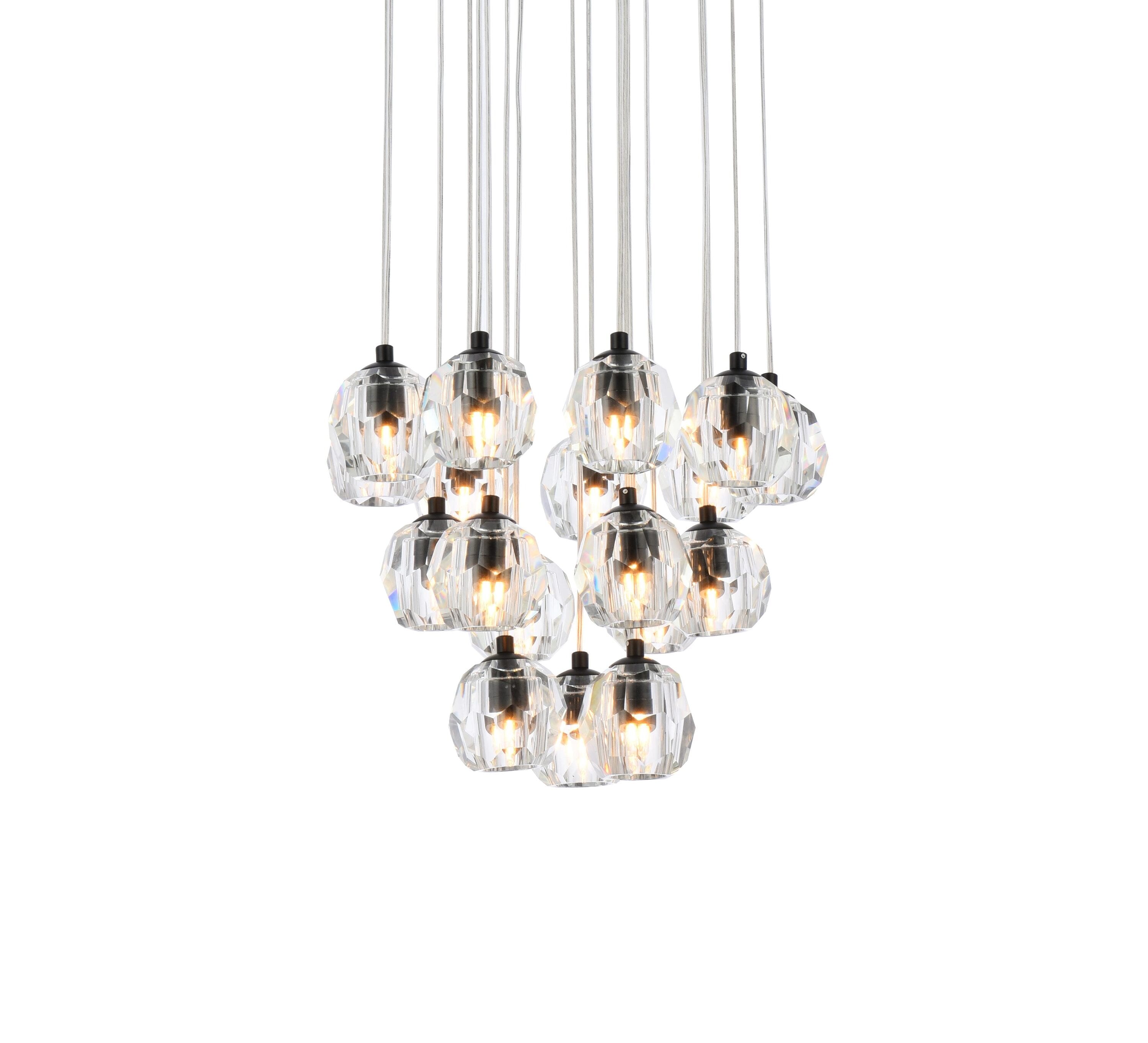 Elegant Decor HF10515G15BK Pendant-Lights - View #3