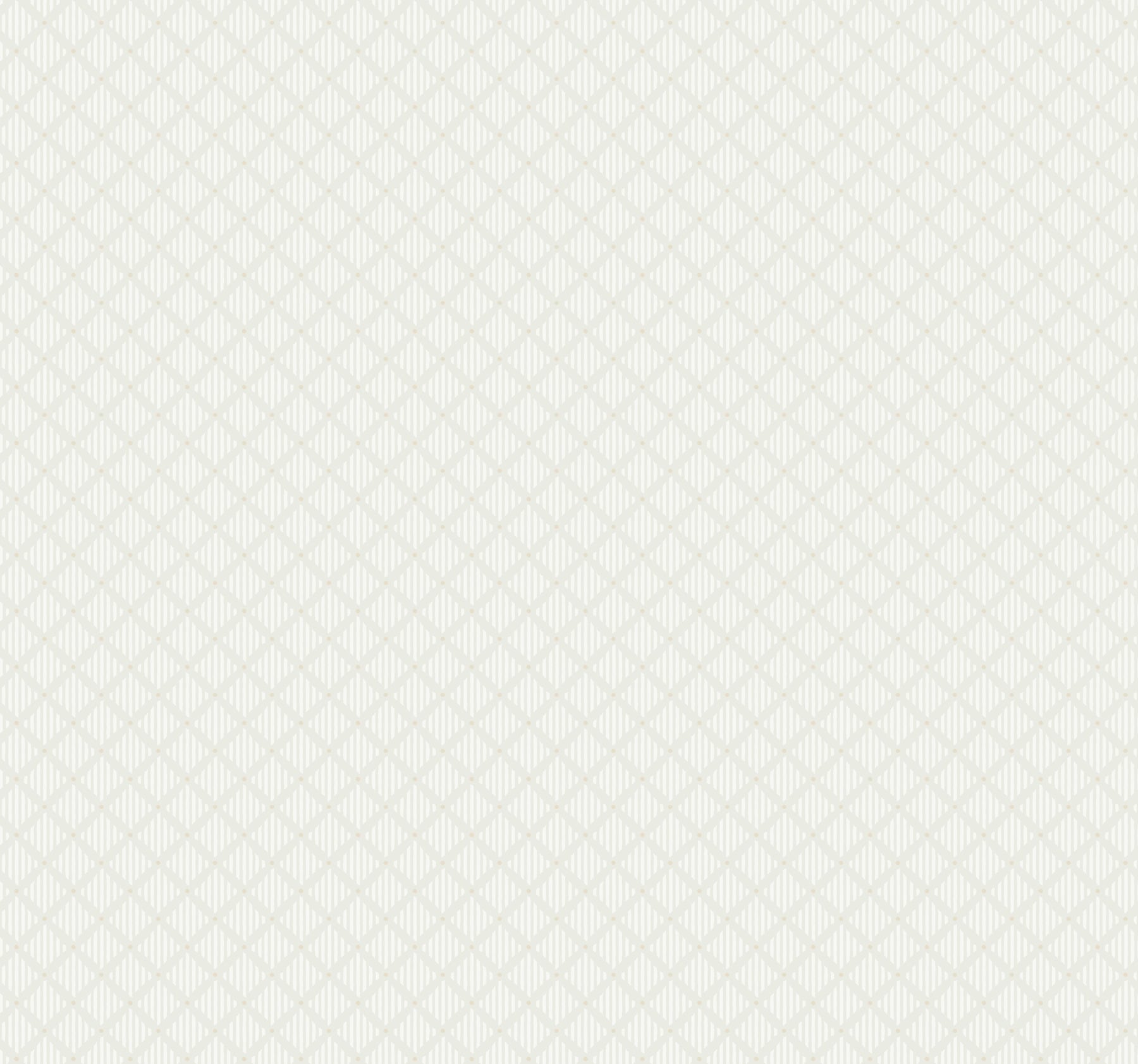 York Wallcoverings GR6002 Grandmillennial 60.8-Sq. Feet White Non-woven Geometric Prepasted Water Activated Paste Wallpaper