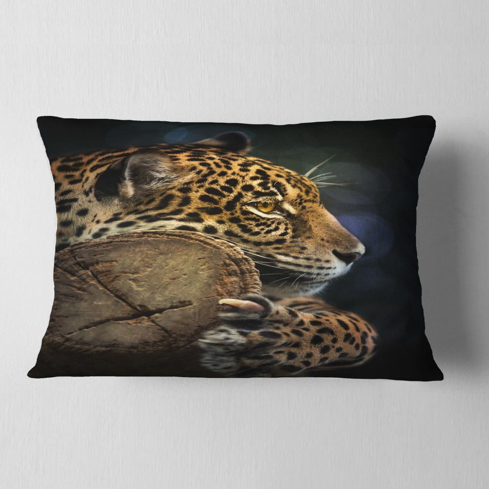 Designart CU6410-12-20 12-in x 20-in Orange Indoor Decorative Pillow