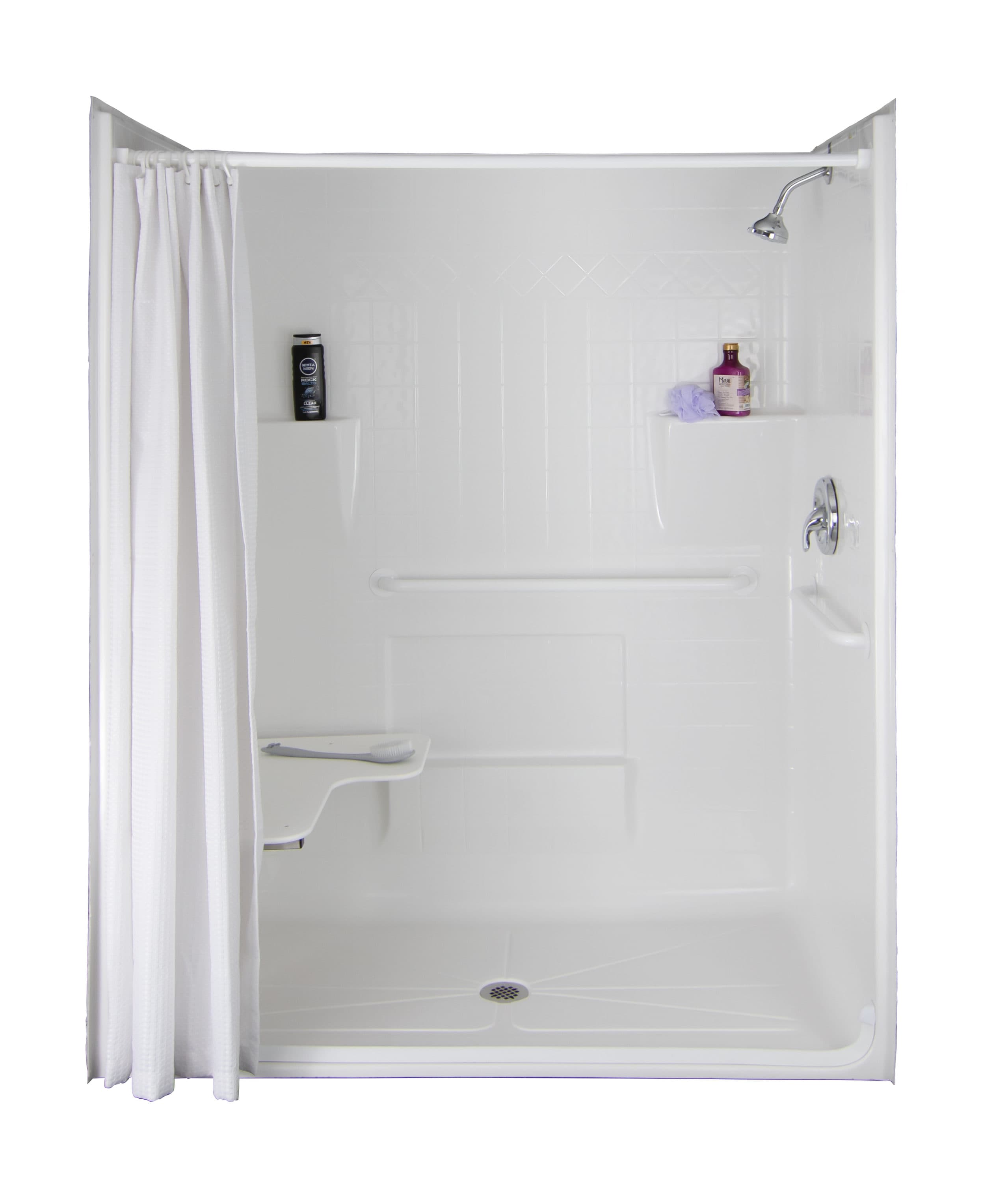 Laurel Mountain LM6334BFL064 Alcove-Shower-Kit - View #7