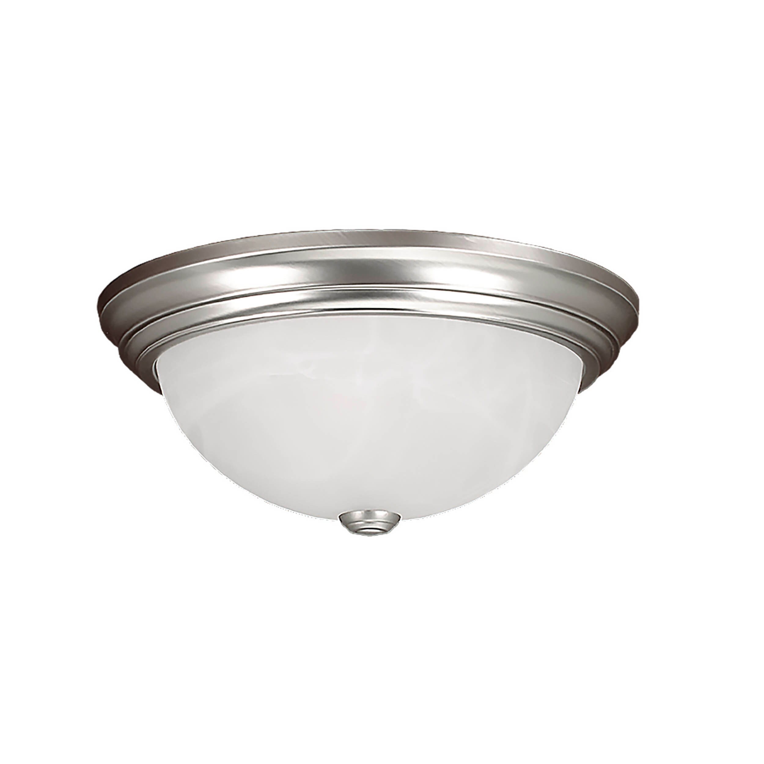 Millennium Lighting 563-SN Flush Mount 2-Light Satin Nickel Flush Mount Light