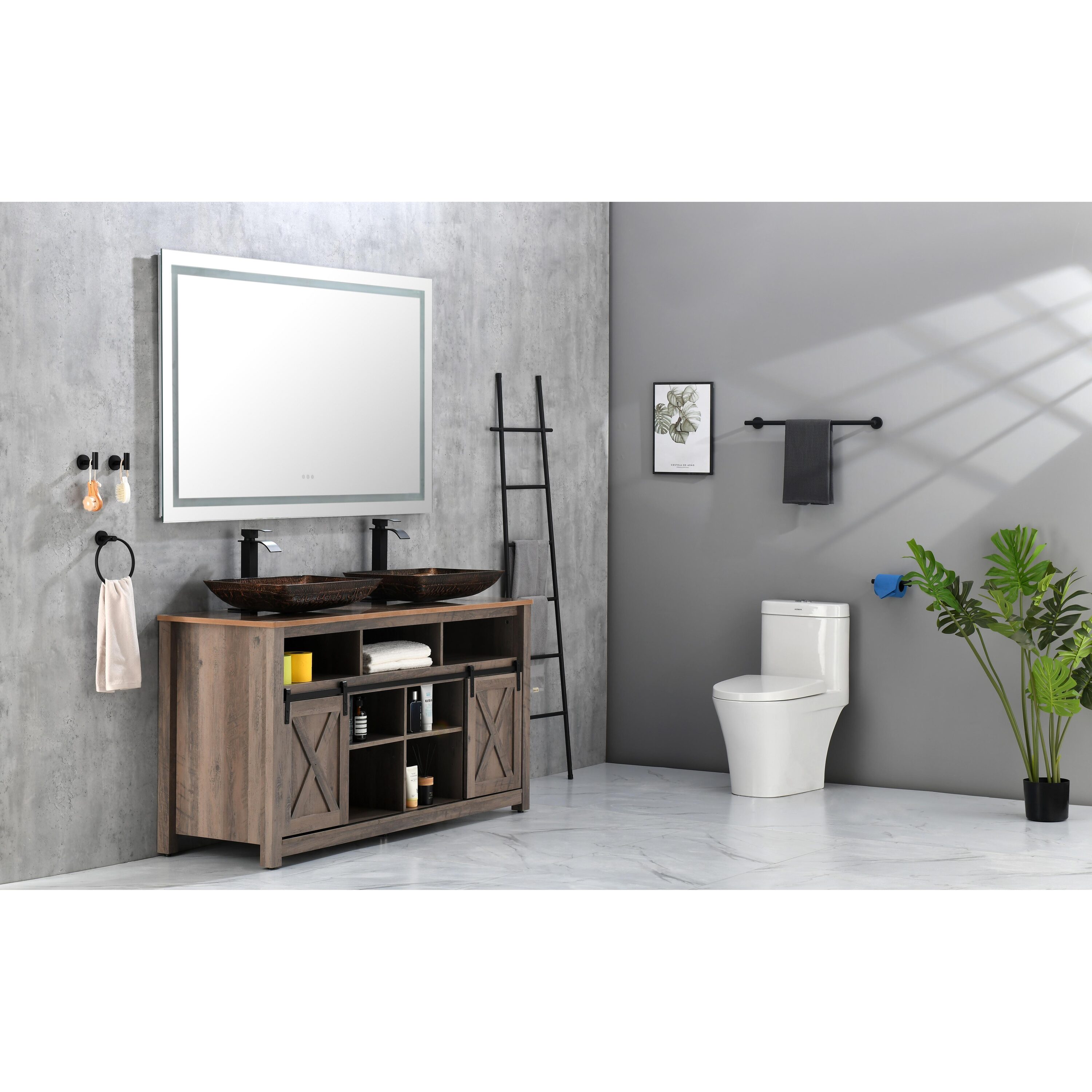 Bayfeve BF-864287-MIR Framed-Bath-Mirrors - View #6