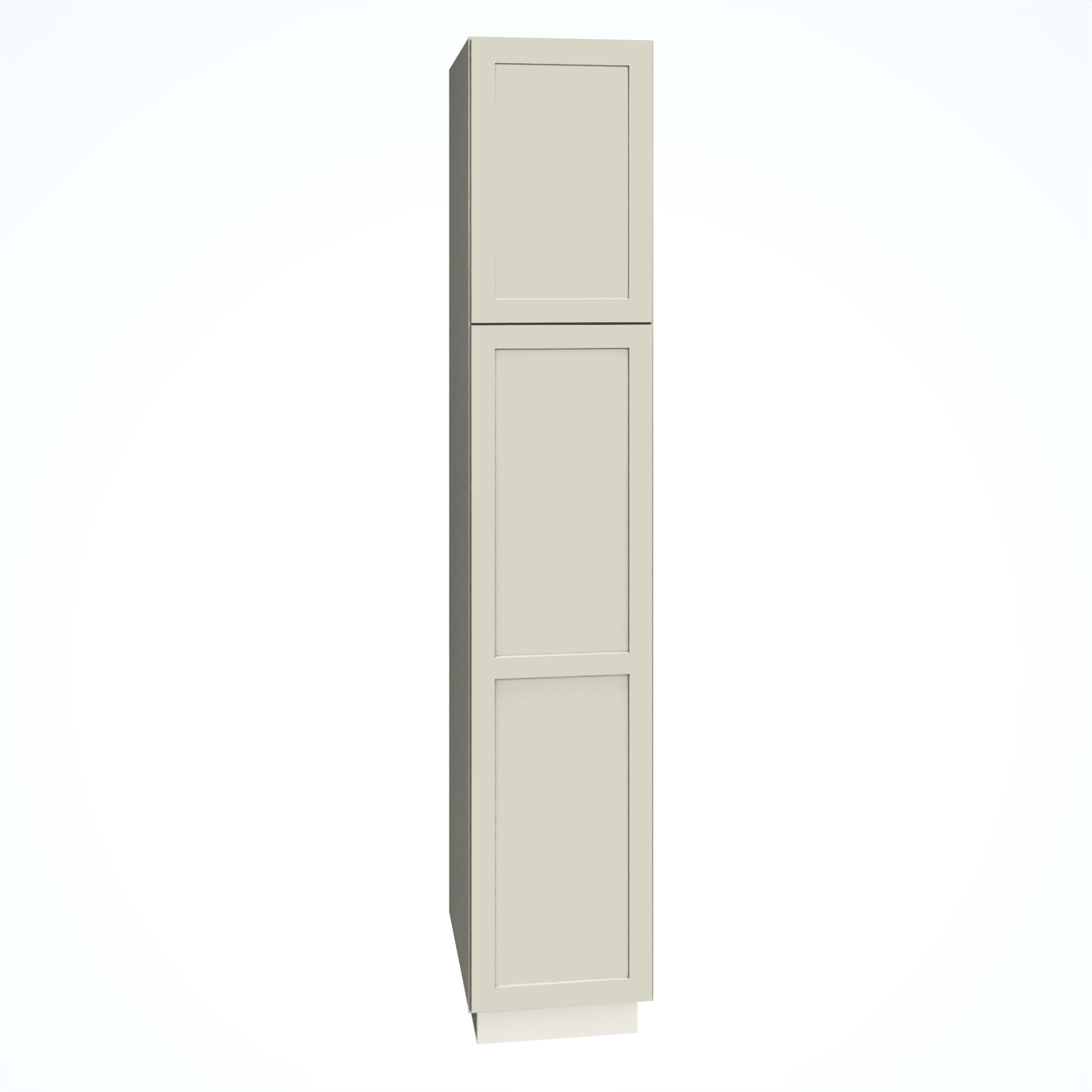 Diamond Express 61D-U189324R Jamestown 18-in W x 93-in H x 24-in D Icy Avalanche Pantry Fully assembled Plywood Cabinet (Recessed Panel Shaker)