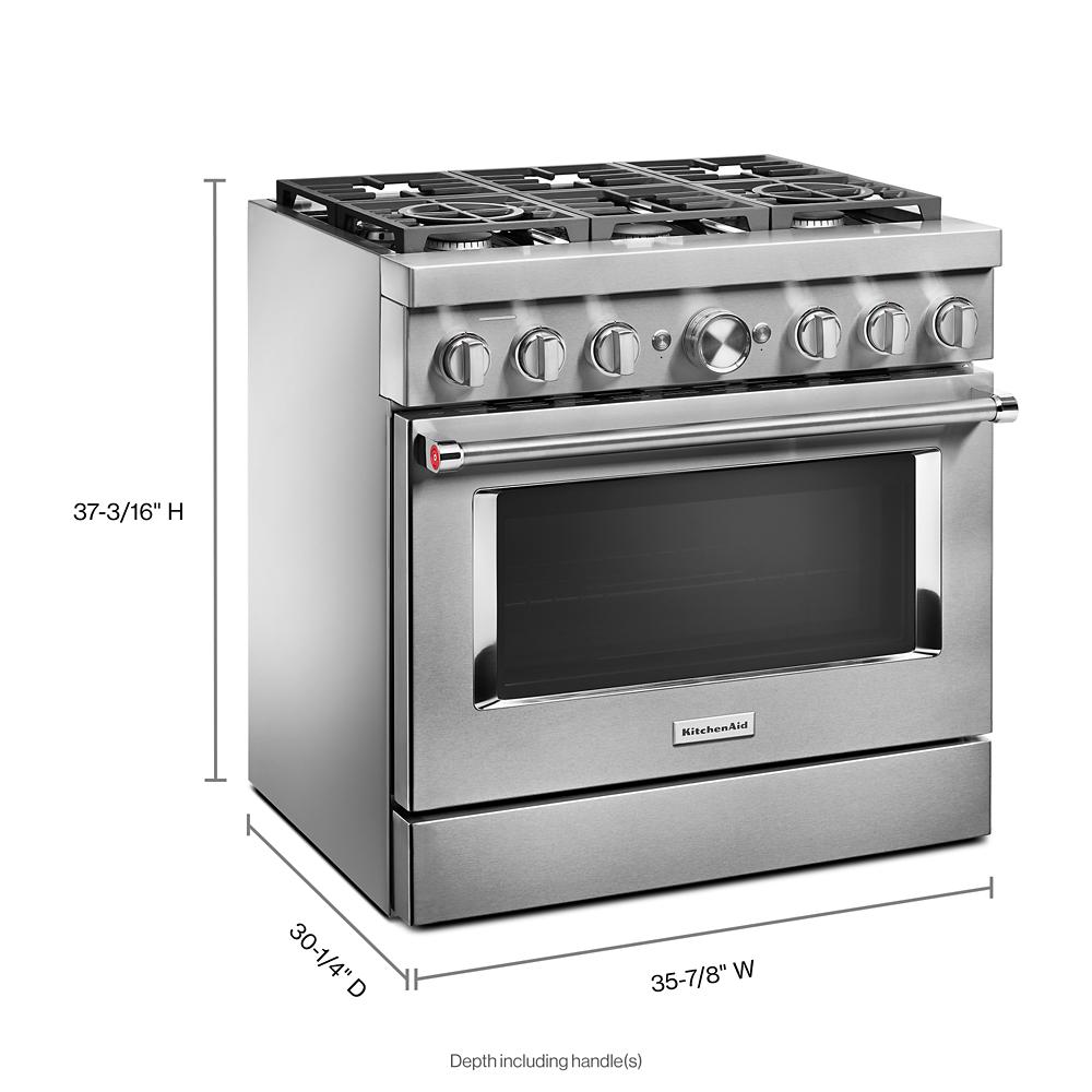 KFDD500ESS by KitchenAid - 30-Inch 5 Burner Dual Fuel Double Oven