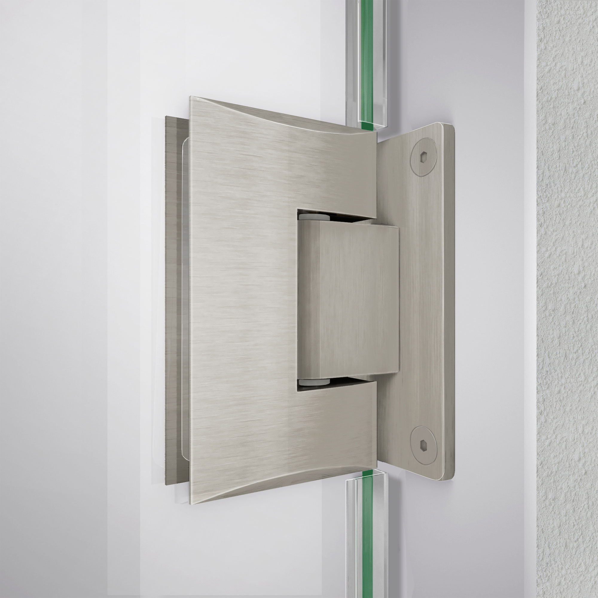 Unidoor-LS 36'' W x 72'' H Frameless Clear Glass Shower Door