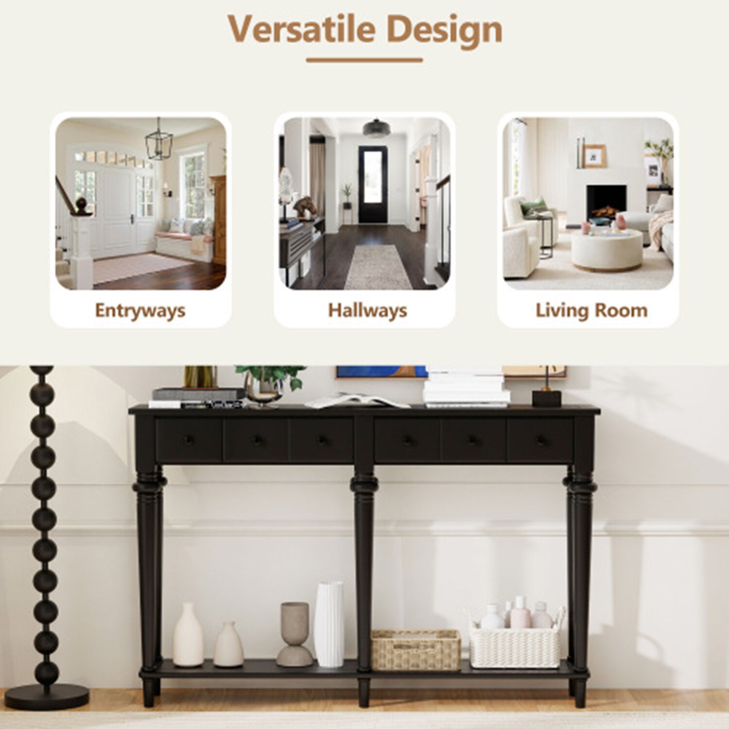 Mondawe MO-TR290WE Console-Sofa-Tables - View #4
