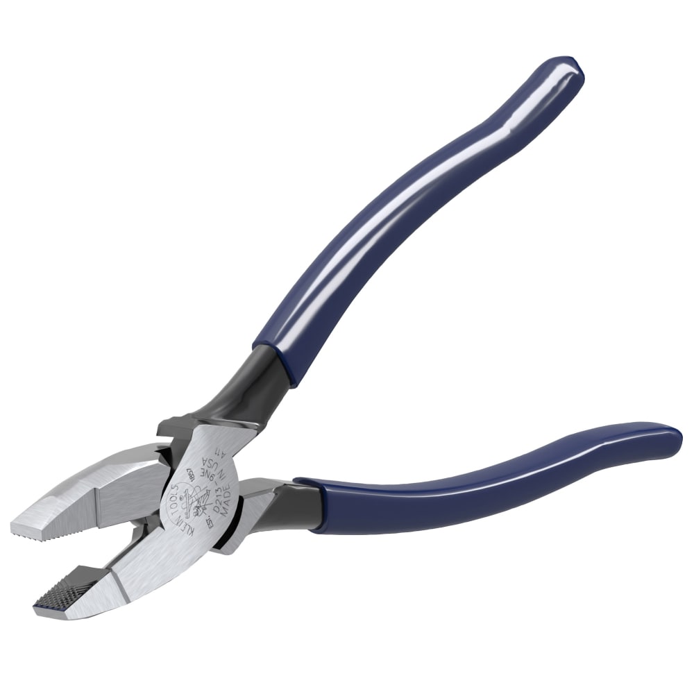 Klein Tools D2139NEG Lineman's Pliers, New England Nose, 9-Inch