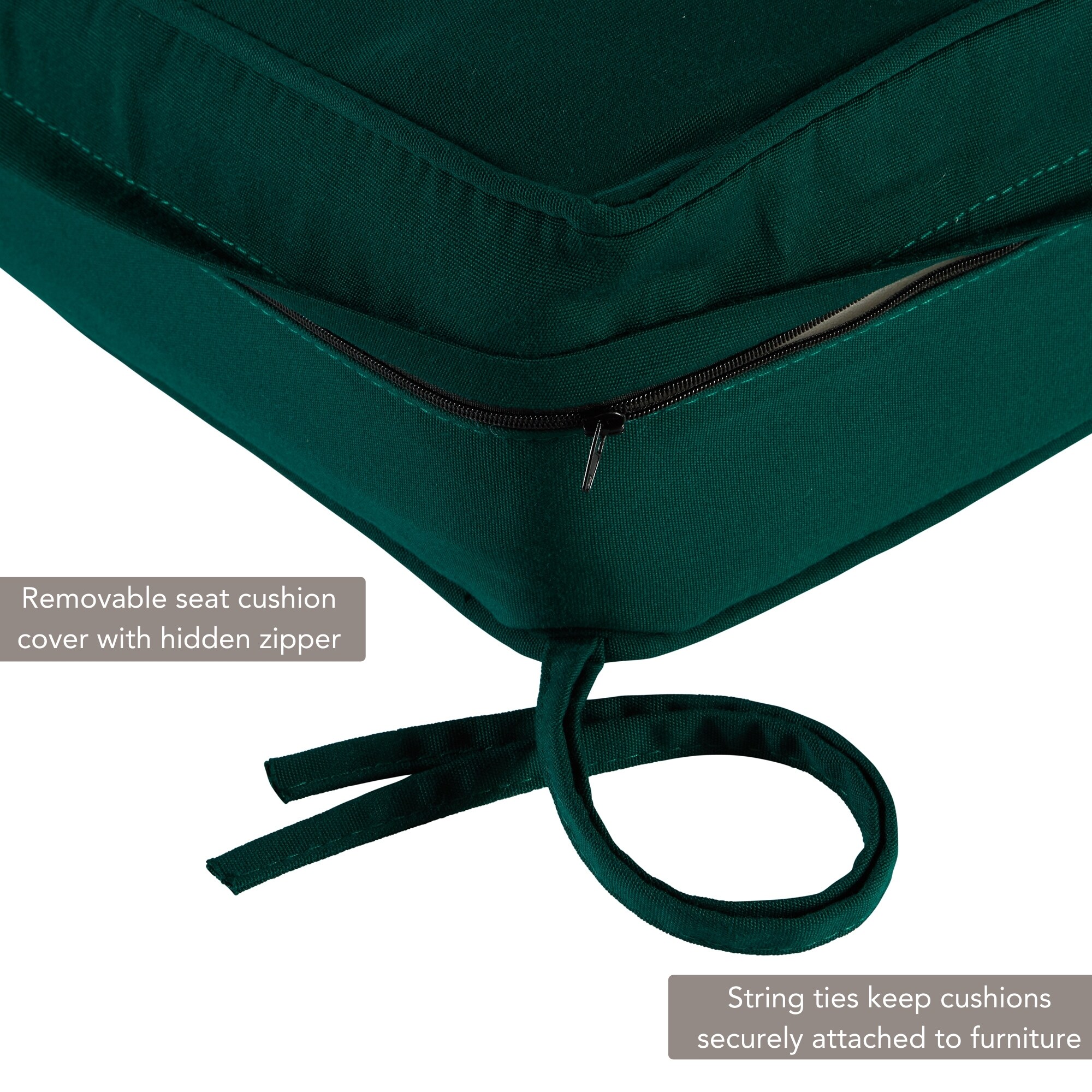 Greendale Home Fashions SC7830-FOREST Patio-Furniture-Cushions - View #3