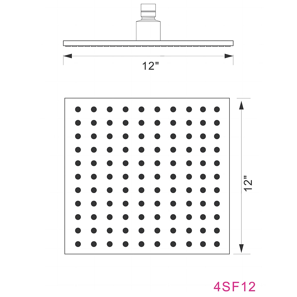 Topcraft TC4SF12BN Fixed-Showerhead - View #5