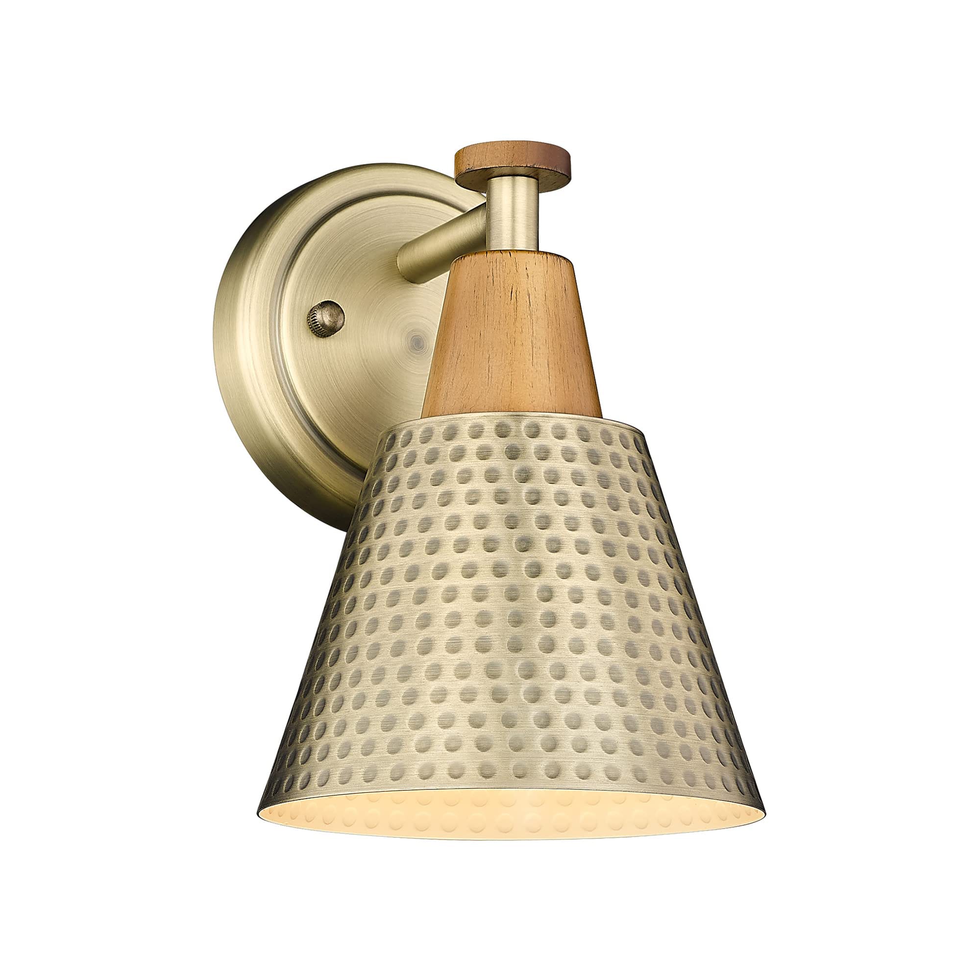 LTMATE LS4FG59B BG JAZAVA 5.9-in 1 -Light Antique Brass Farmhouse Vanity light