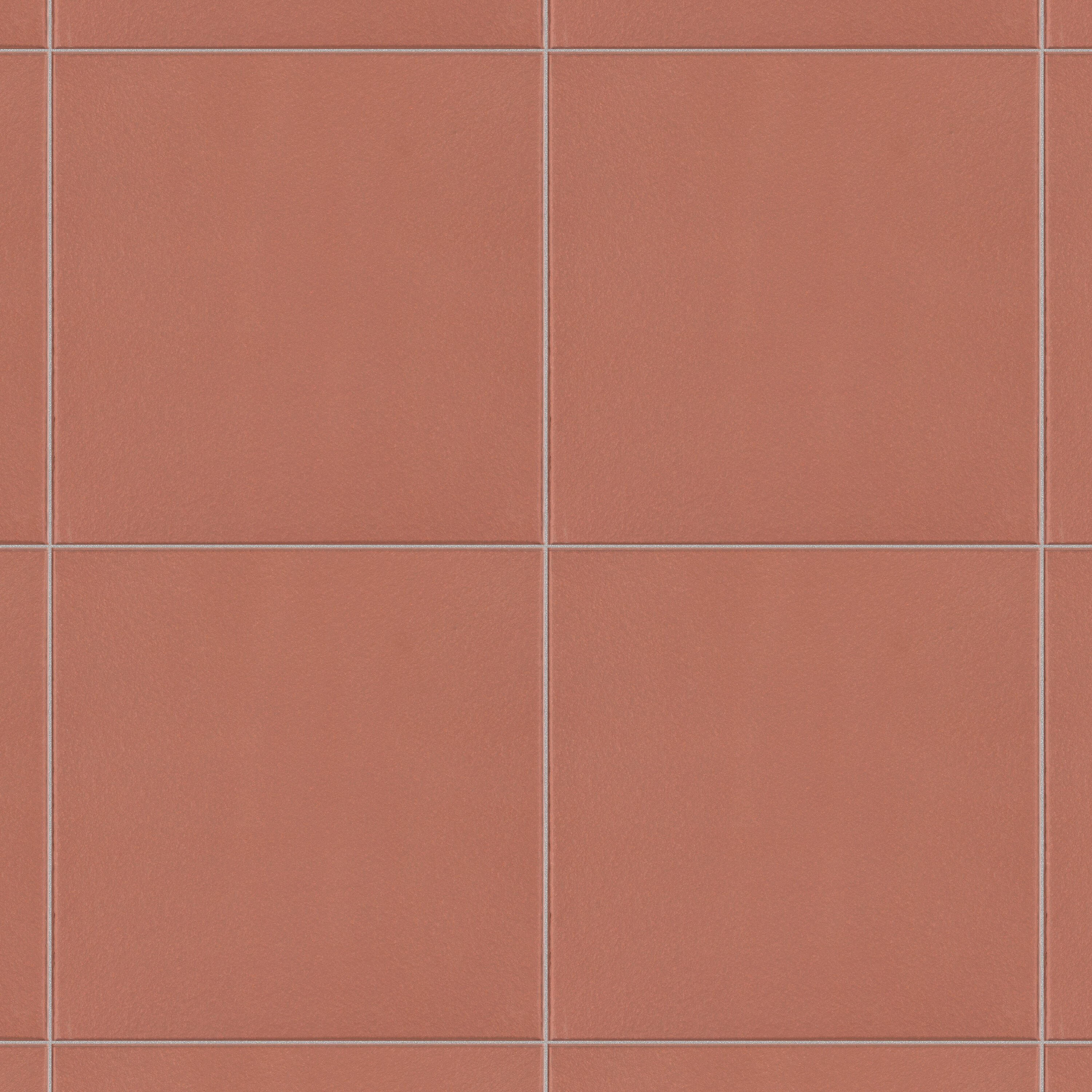 Affinity Tile FGA8KRD Quarry Red 8-in x 8-in Matte Ceramic Standard Floor and Wall Tile ( 9.24-sq ft Carton )