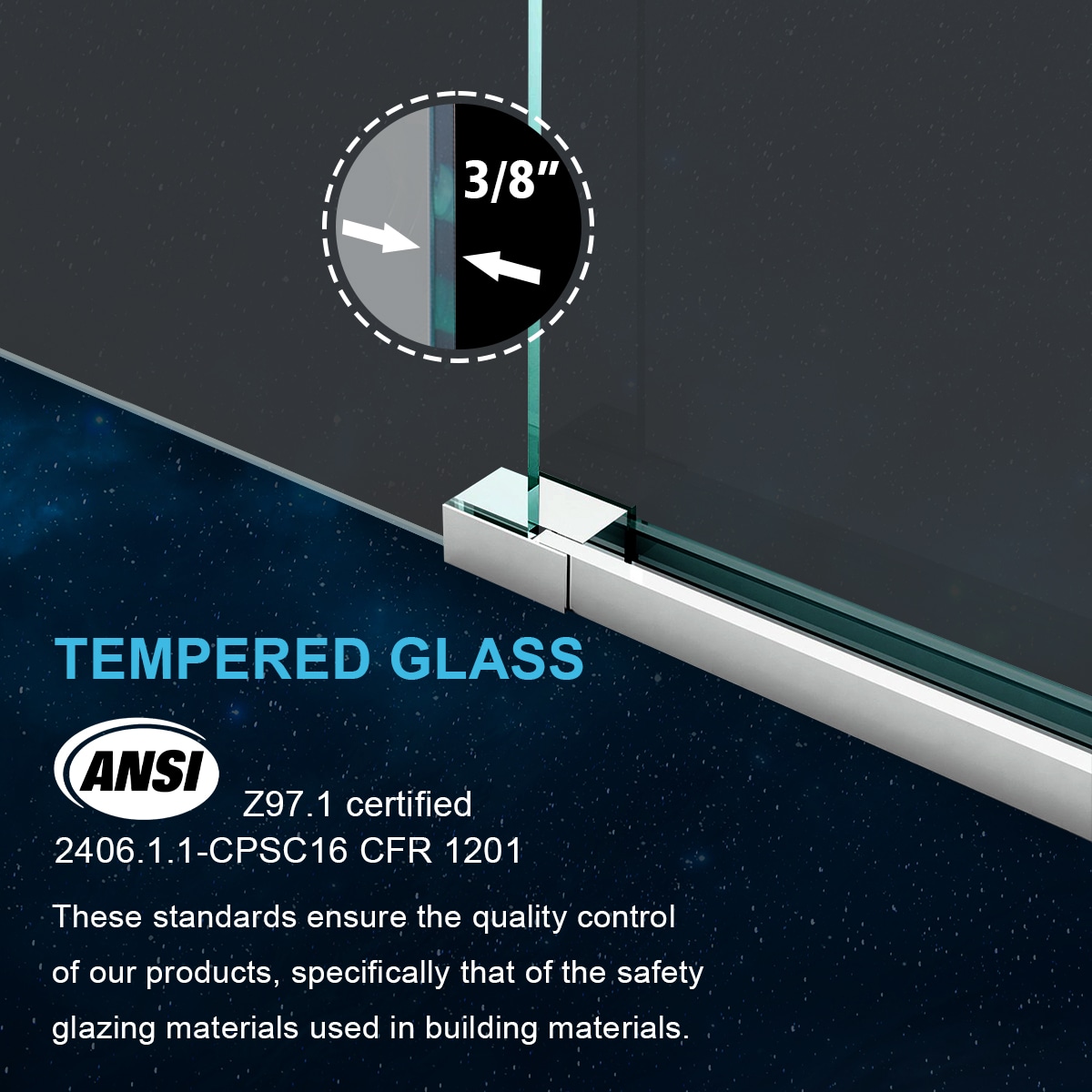 WELLFOR QNM-T137WH Shower-Doors - View #8