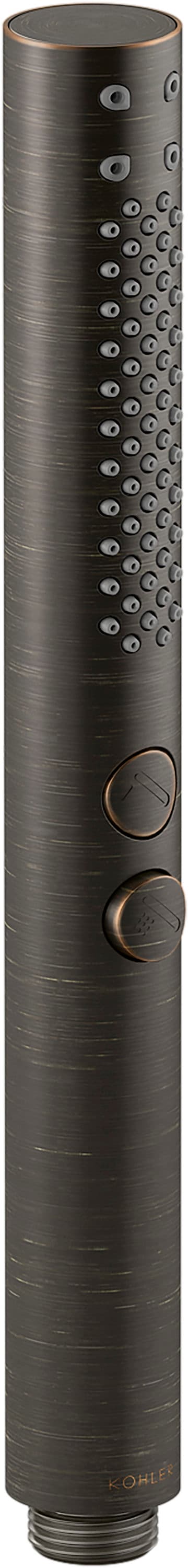 KOHLER K-21335-2BZ Shift+ Round Oil-Rubbed Bronze Handheld Shower Head 2.5-GPM (9.5-LPM)