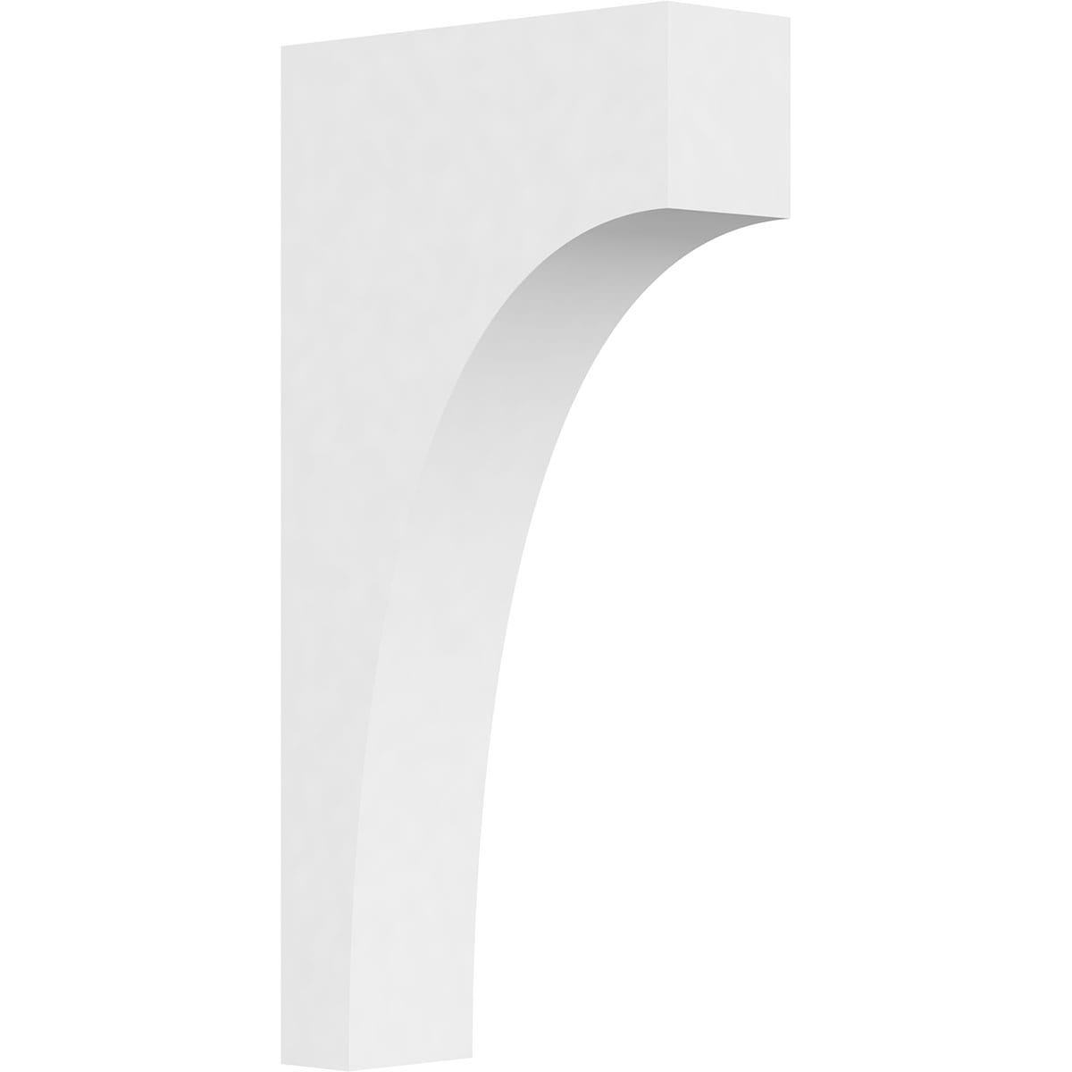 Ekena Millwork CORP03X10X20STO 3-in x 10-in x 20-in Standard stockport Unfinished White PVC Paintable Corbel